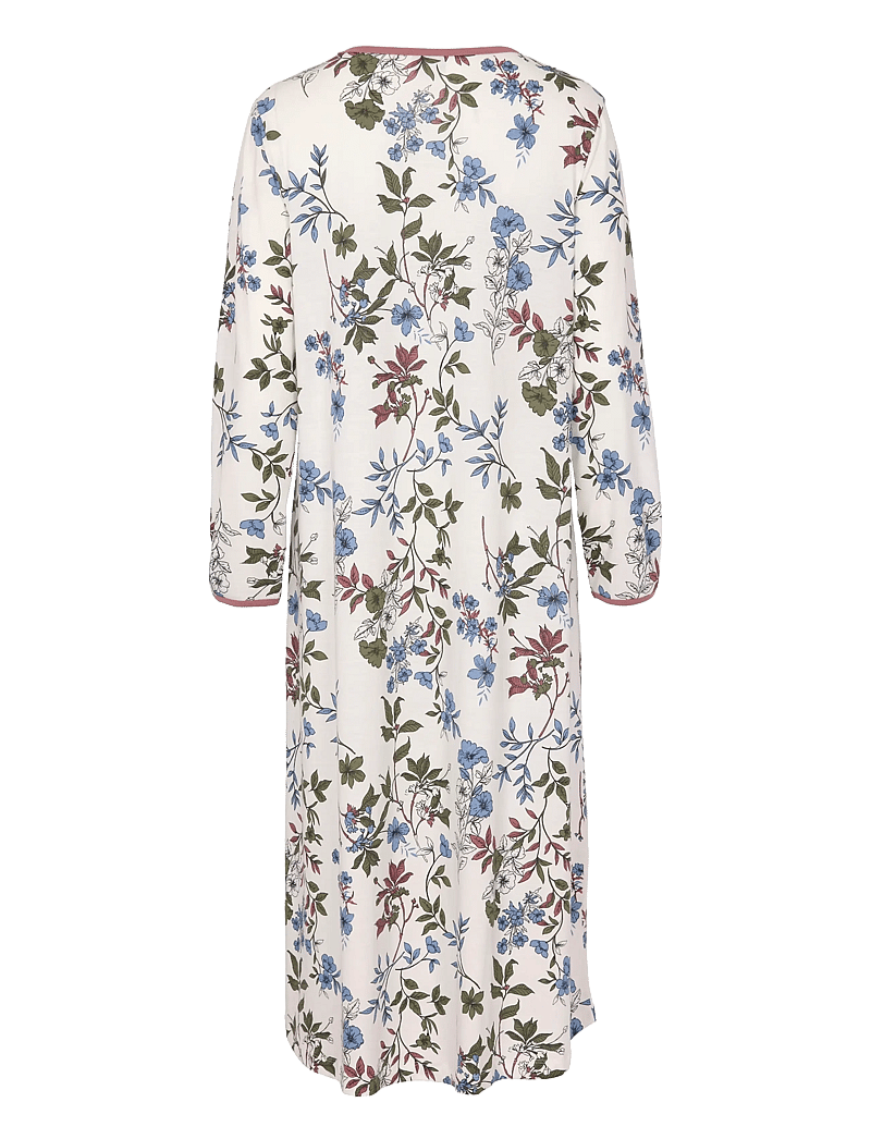 Damella of Sweden - Nightdress long sl - nachthemden - rosewood - 2