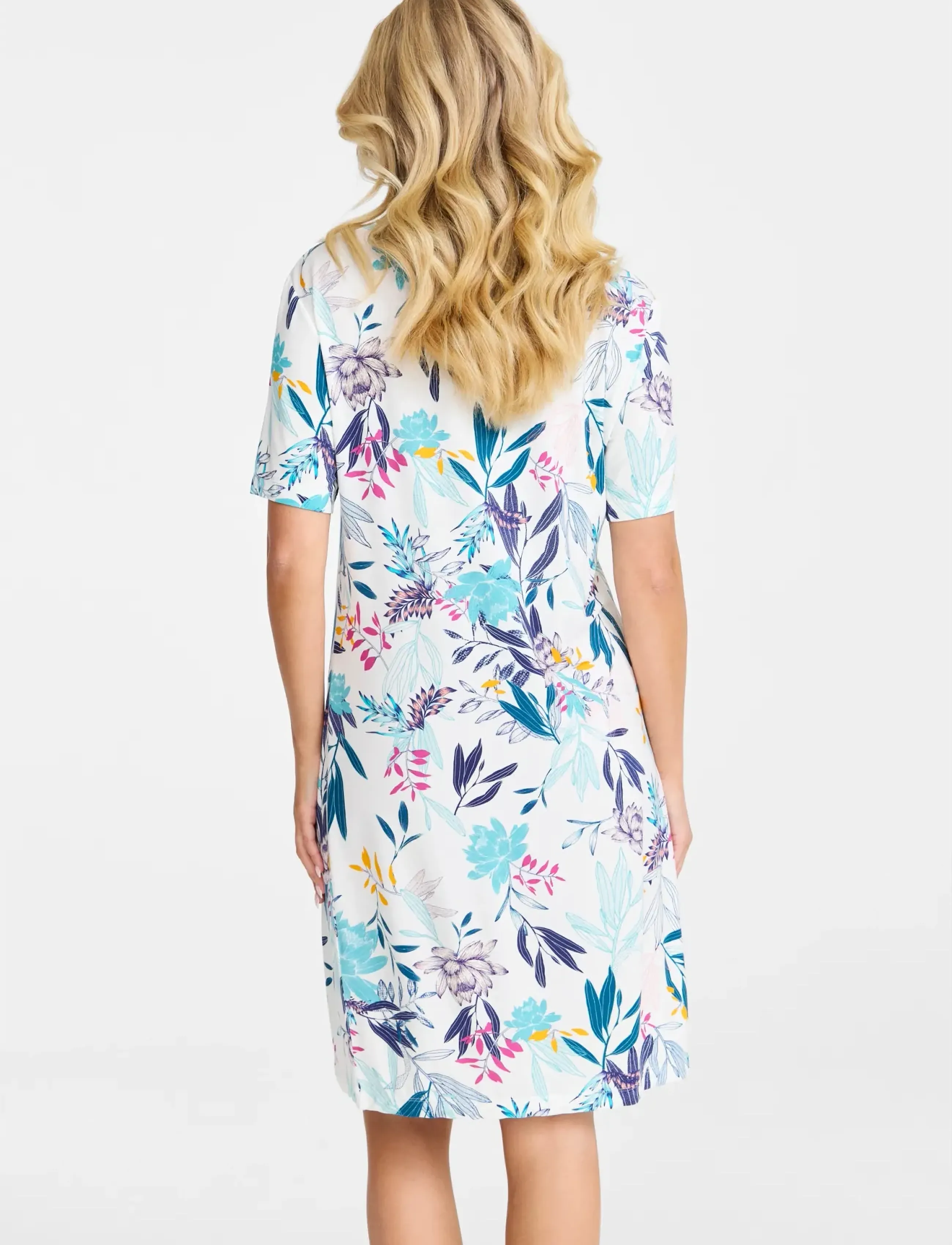 Damella of Sweden Nightdress Short Sl nattlinnen dam – bild 2