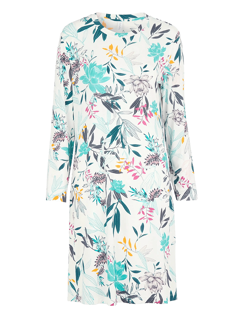 Damella of Sweden - Nightdress long sl - nachthemden - multicolour - 1