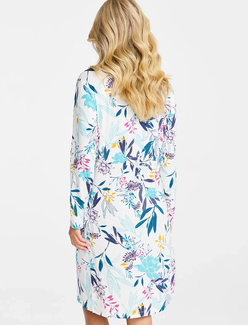 Damella of Sweden - Nightdress long sl - nachthemden - multicolour - 3