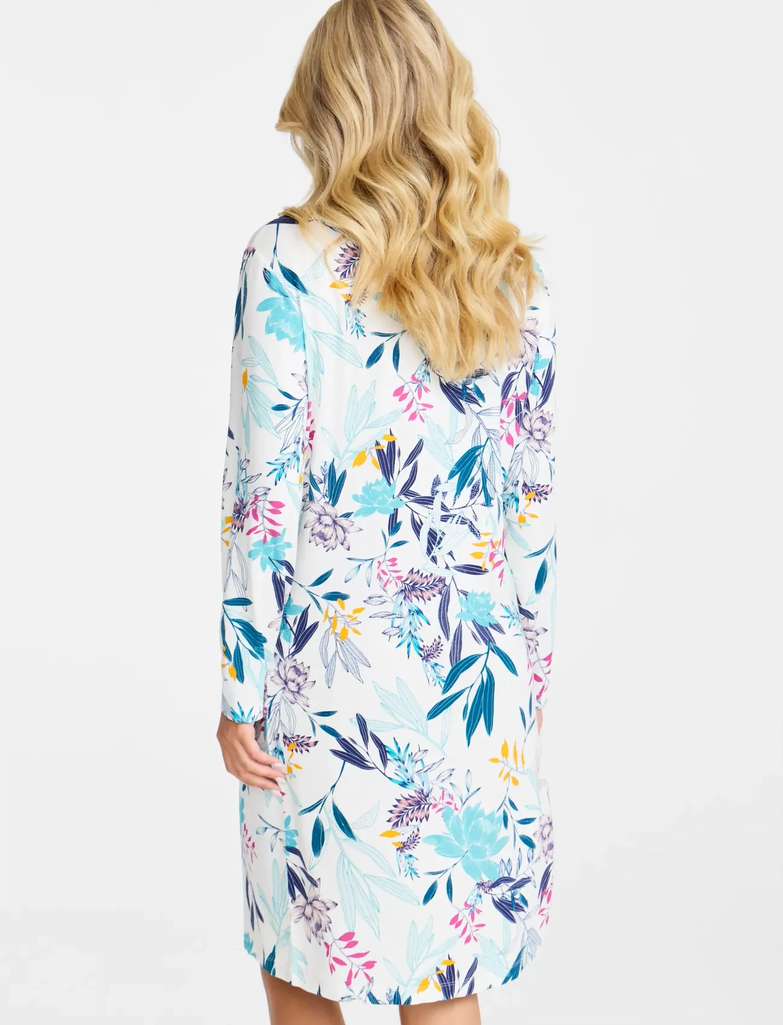 Damella of Sweden - Nightdress long sl - nachthemden - multicolour - 3