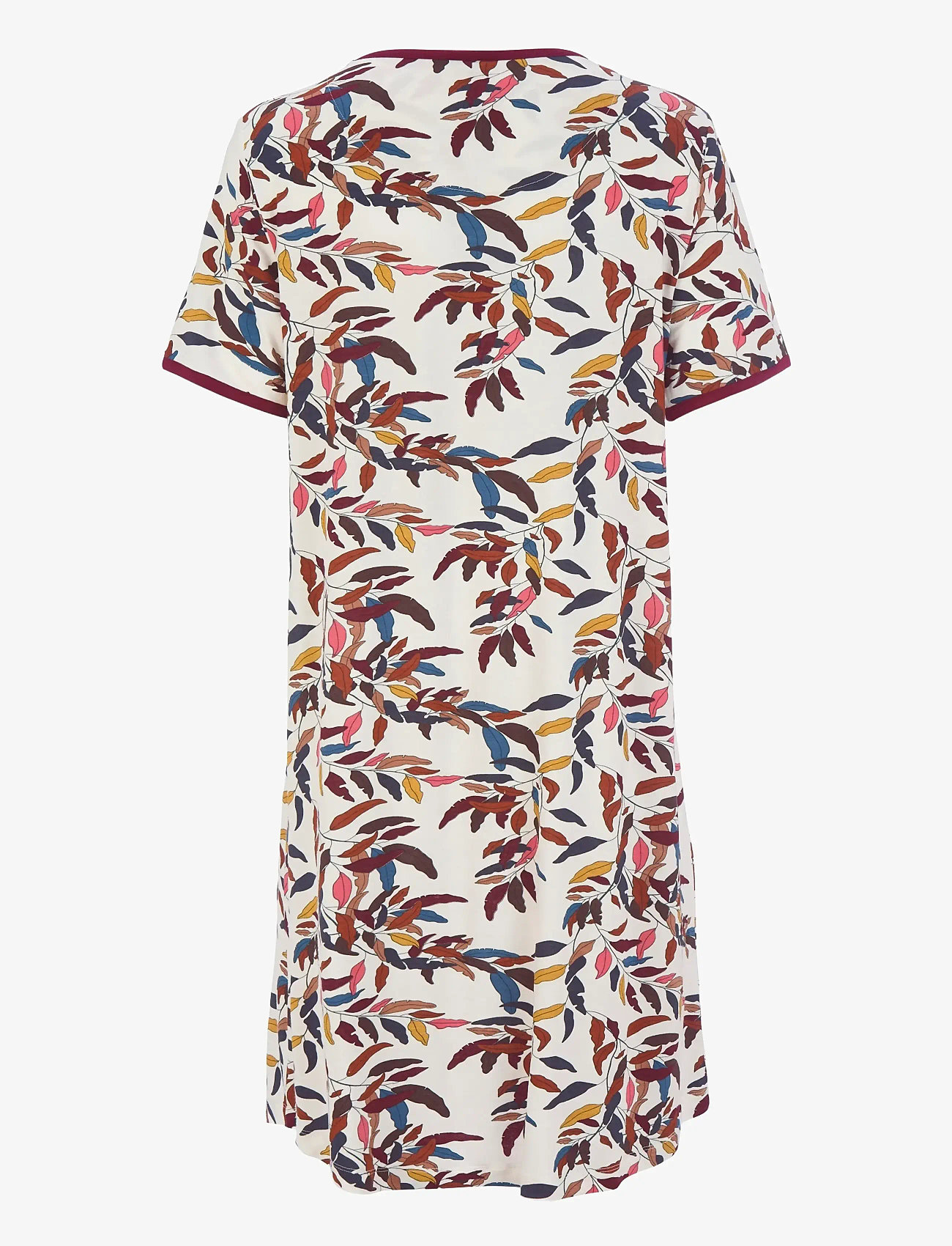 Damella of Sweden - Nightdress short sl - nattlinnen - berry - 1