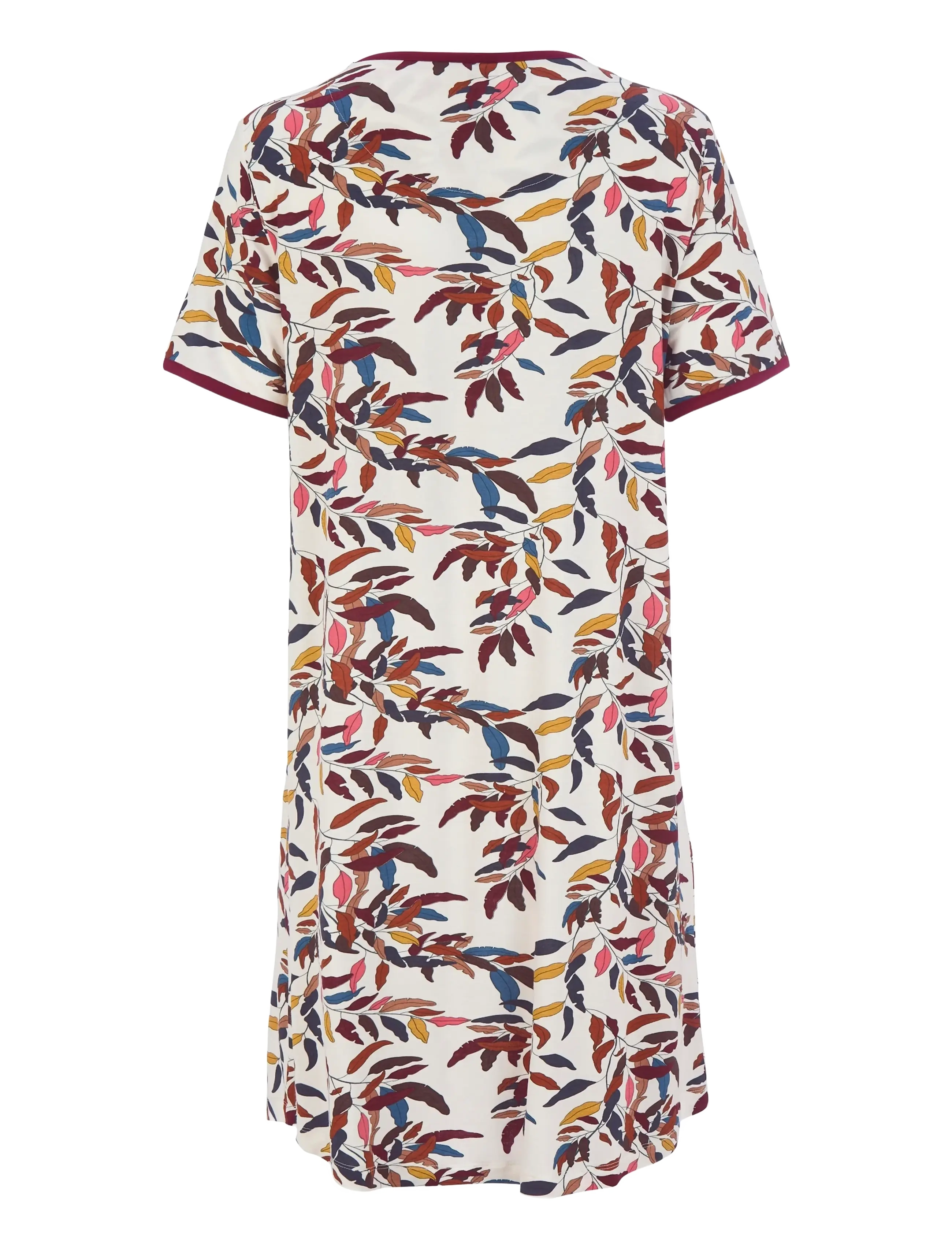 Damella of Sweden - Nightdress short sl - chemises de nuit - berry - 1