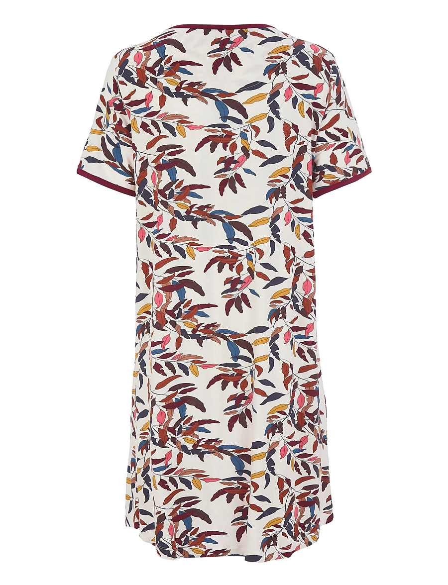 Damella of Sweden - Nightdress short sl - chemises de nuit - berry - 1