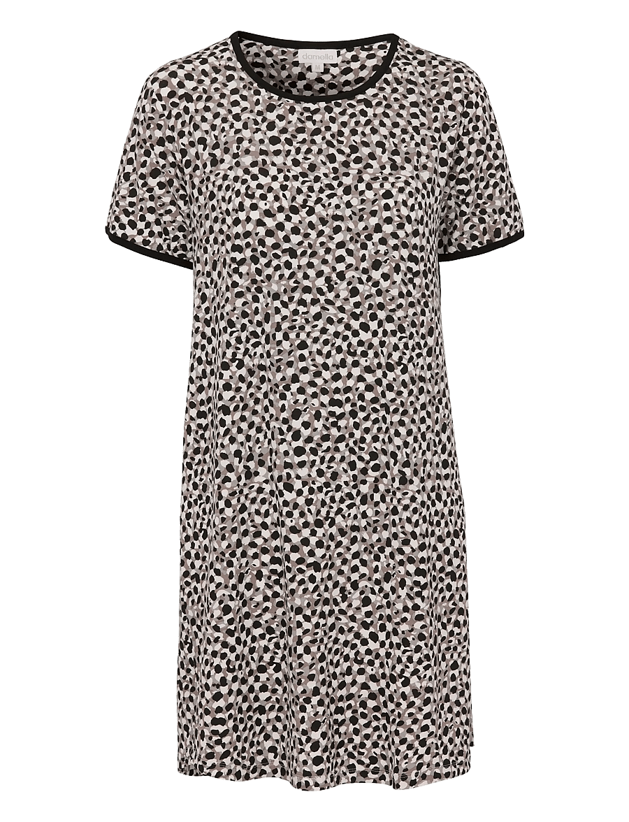 Damella of Sweden - Nightdress - natkjoler - nougat/black - 1