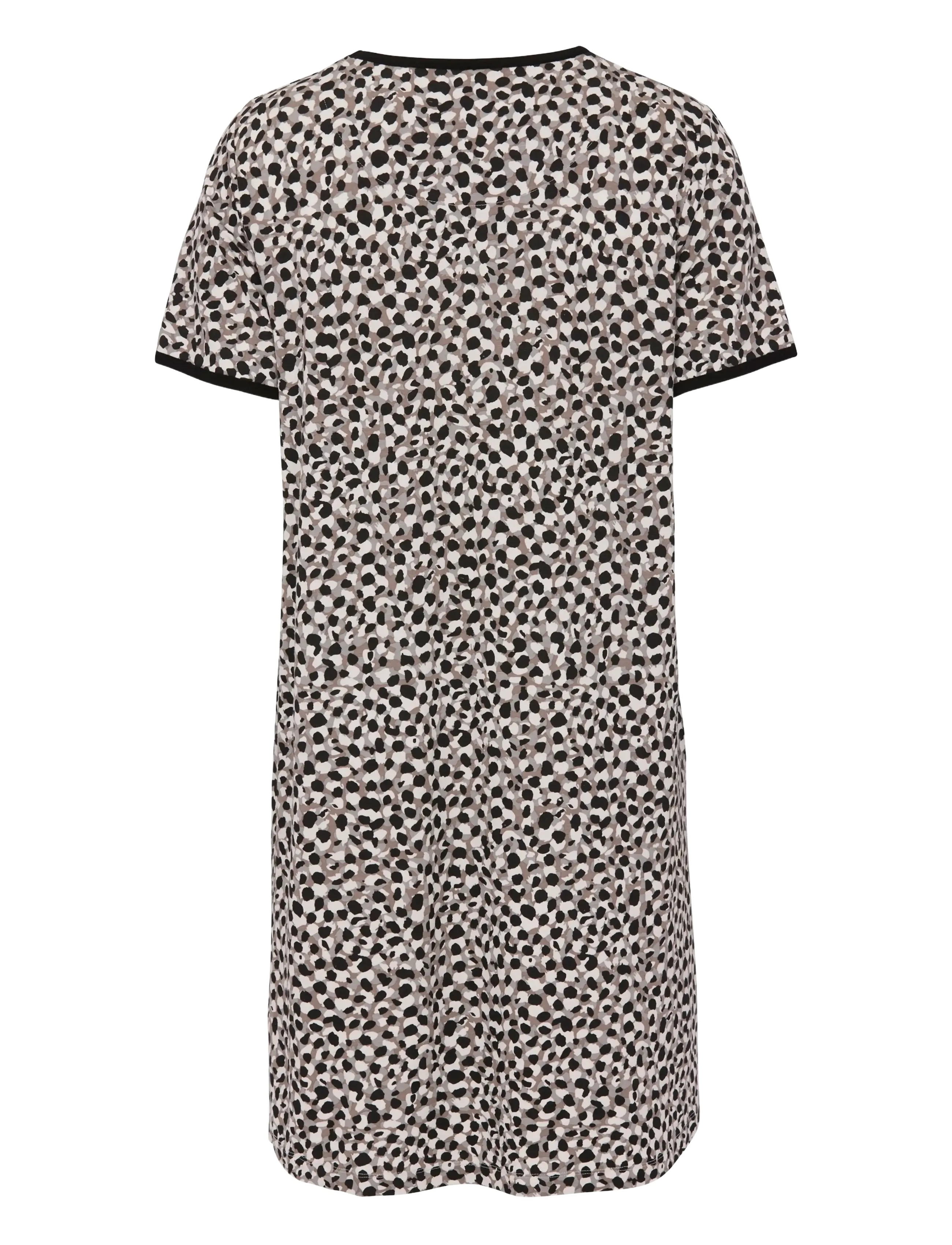 Damella of Sweden - Nightdress - natkjoler - nougat/black - 2