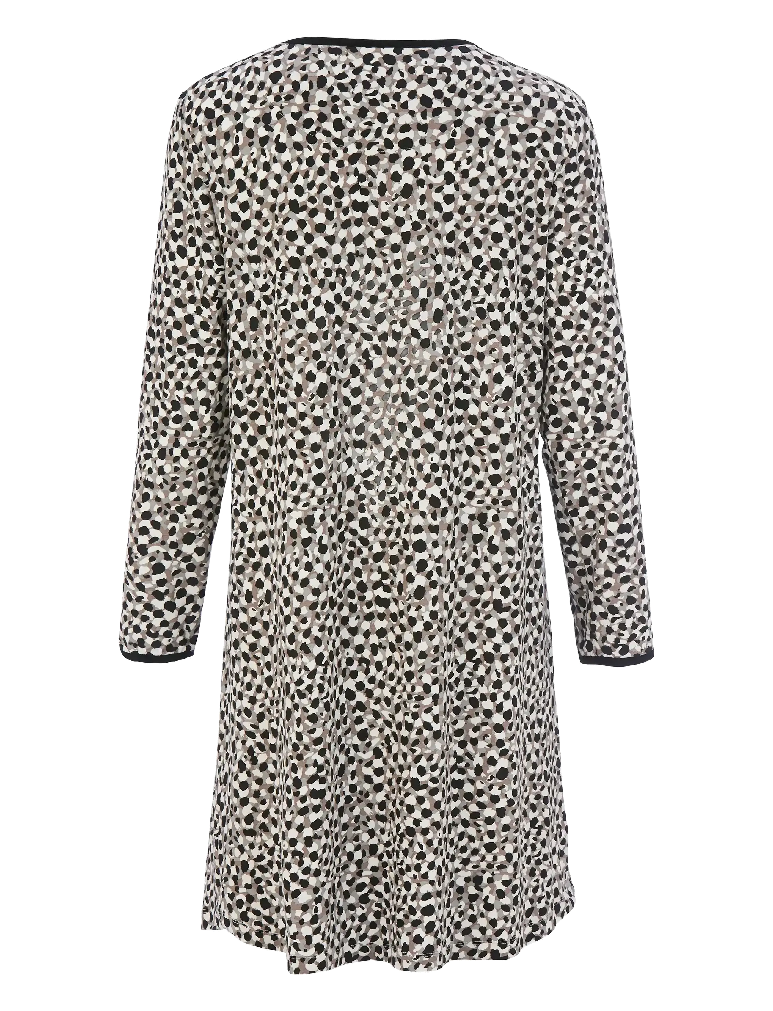 Damella of Sweden - Nightdress long sl - chemises de nuit - nougat/black - 2