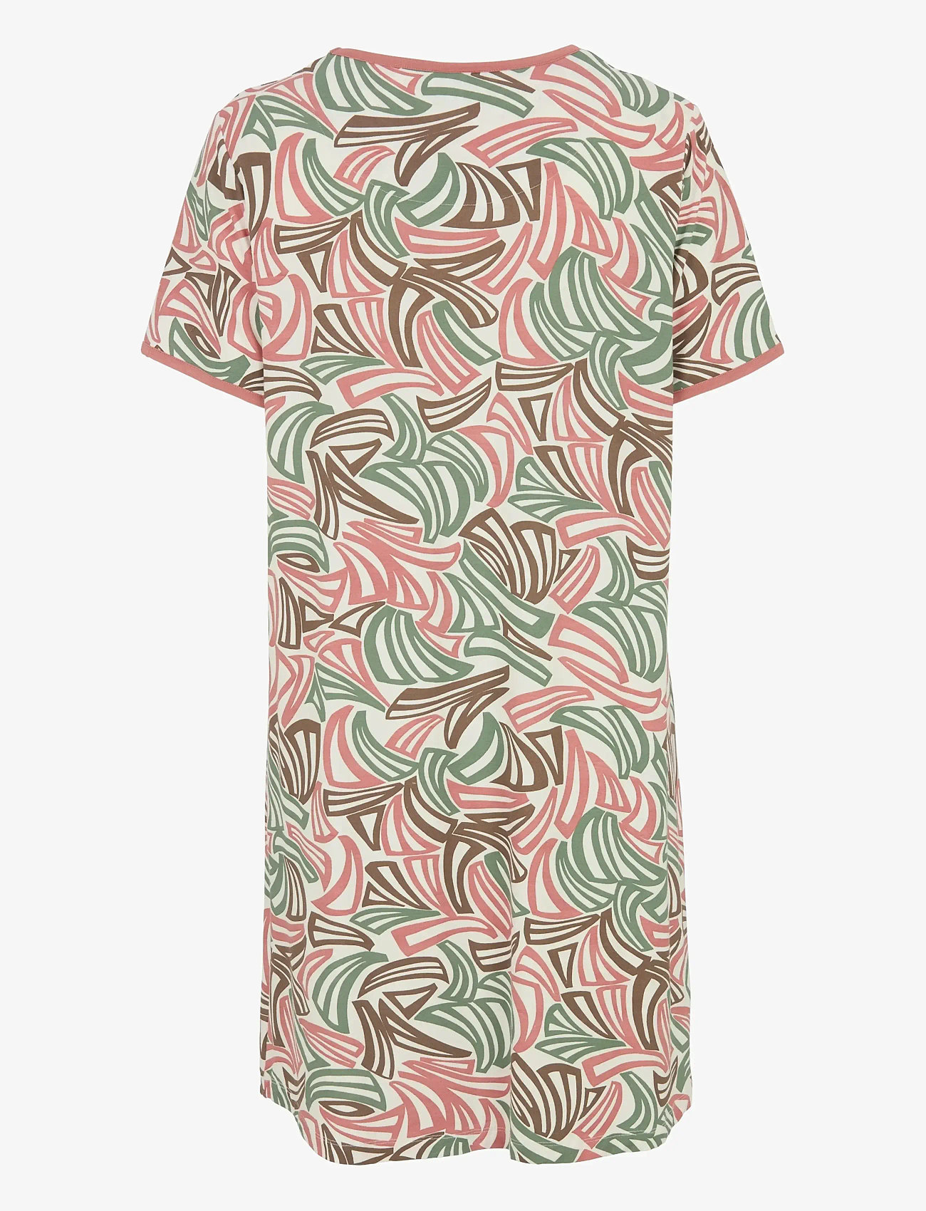 Damella of Sweden - Nightdress short sl - nachthemden - rosewood - 2