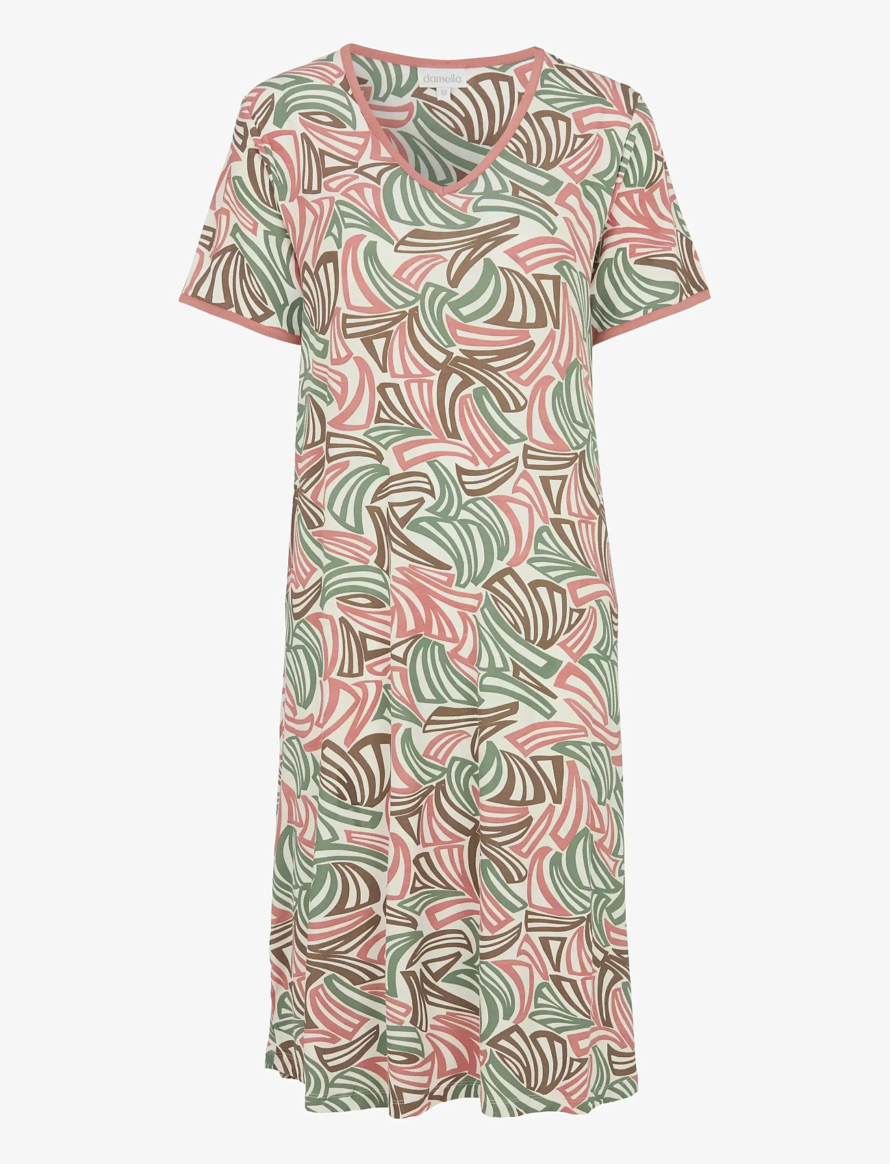 Damella of Sweden - Nightdress short sl - nattlinnen - rosewood - 1