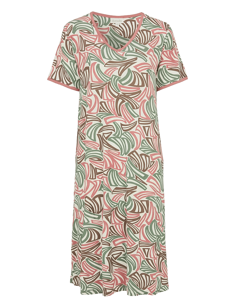 Damella of Sweden - Nightdress short sl - nattlinnen - rosewood - 1