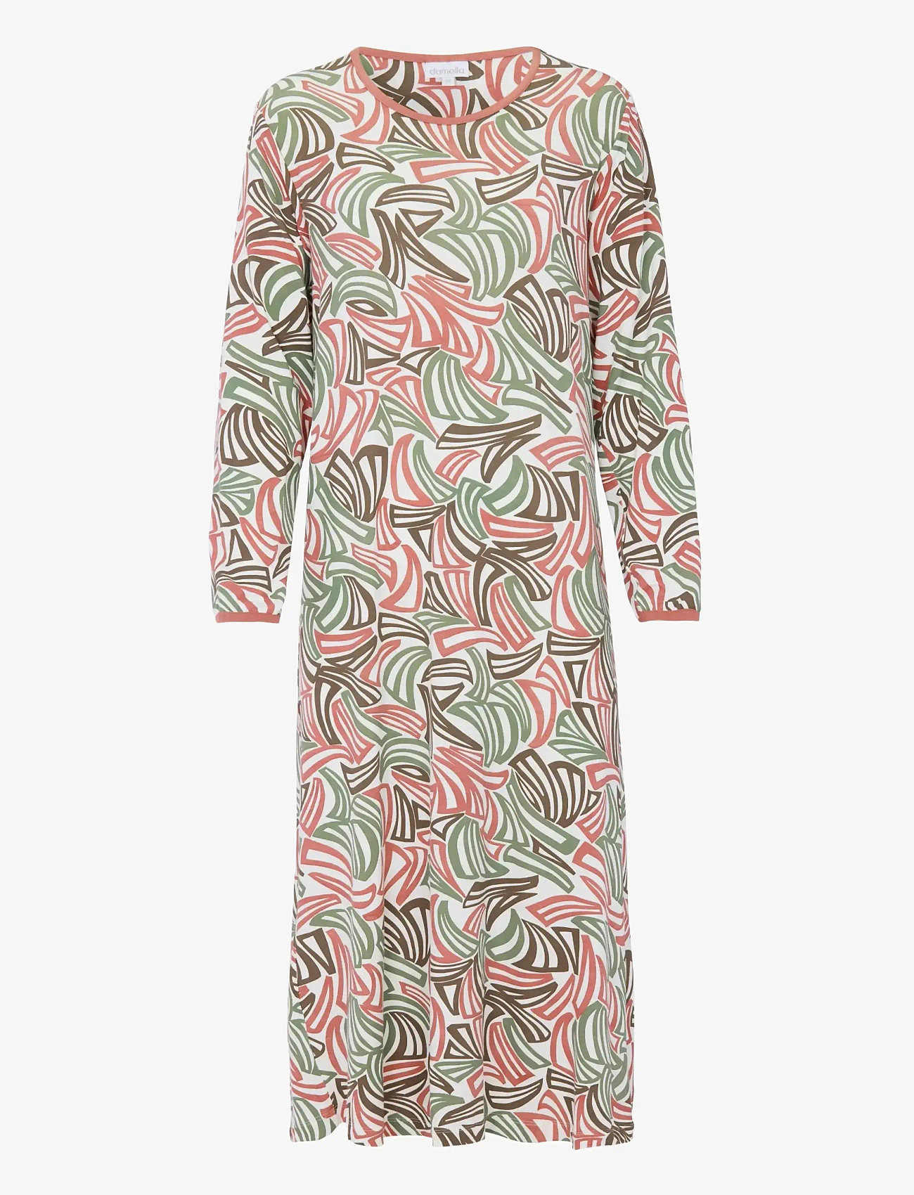 Damella of Sweden - Nightdress long sl - nachthemden - rosewood - 1