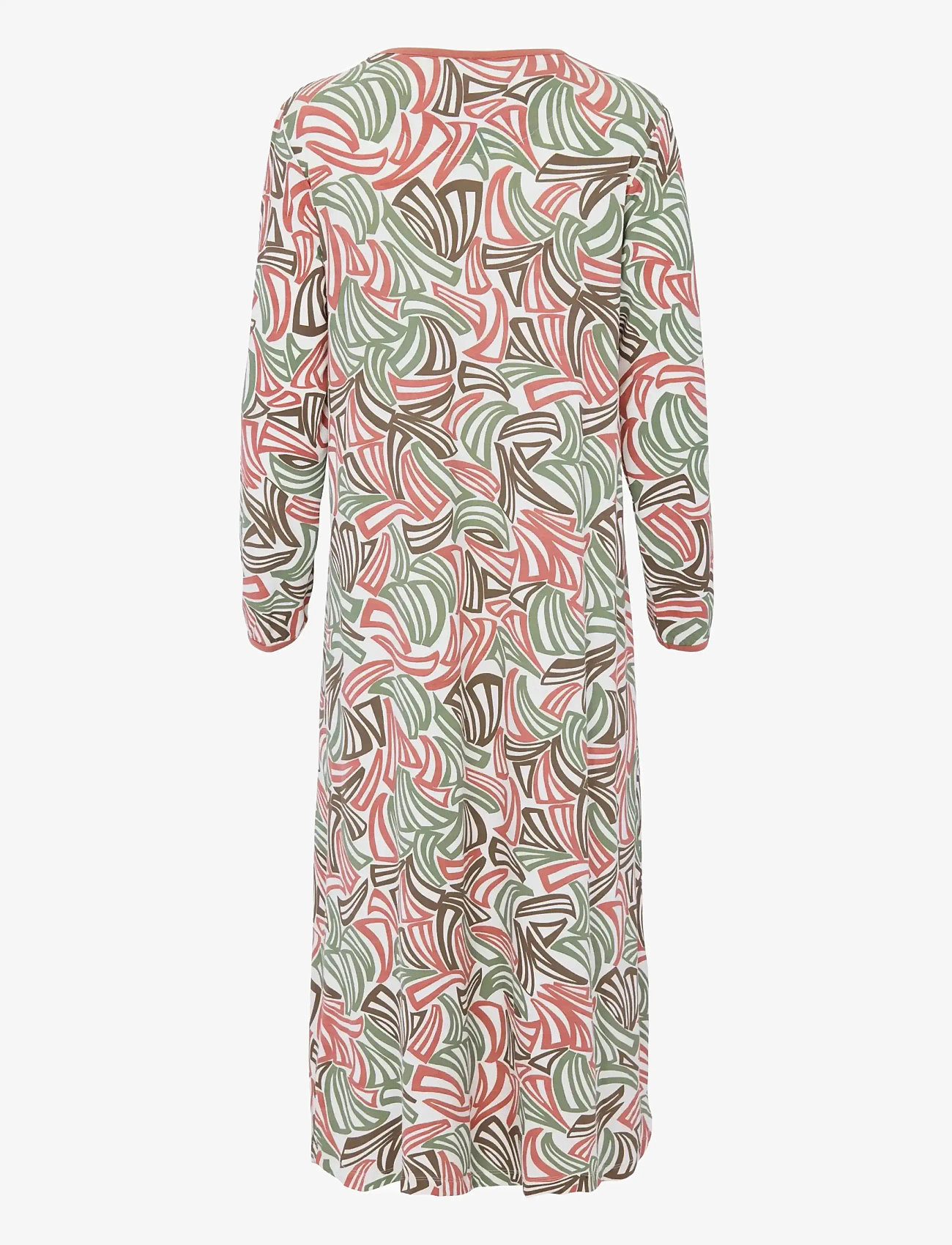 Damella of Sweden - Nightdress long sl - nachthemden - rosewood - 2