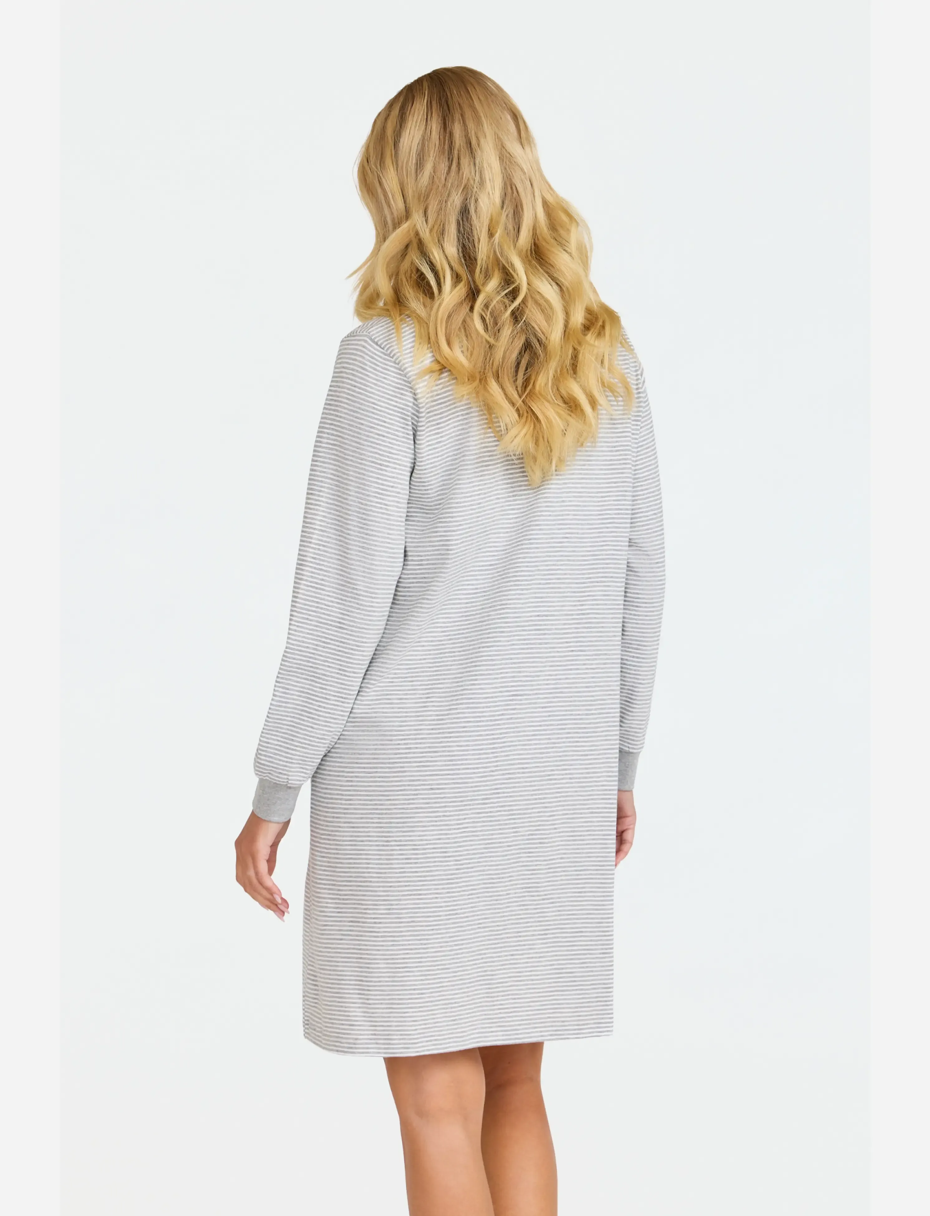 Damella of Sweden - Nightdress - white/grey - 3