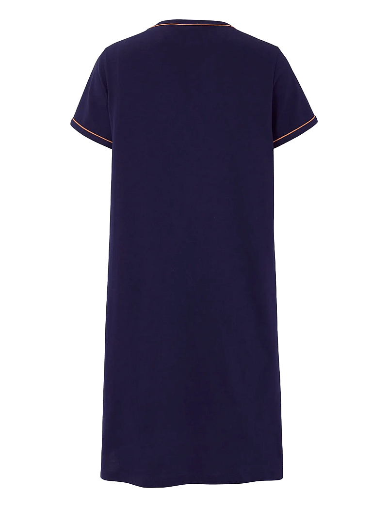 Damella of Sweden - Nightdress short sleeve - natkjoler - navy - 2