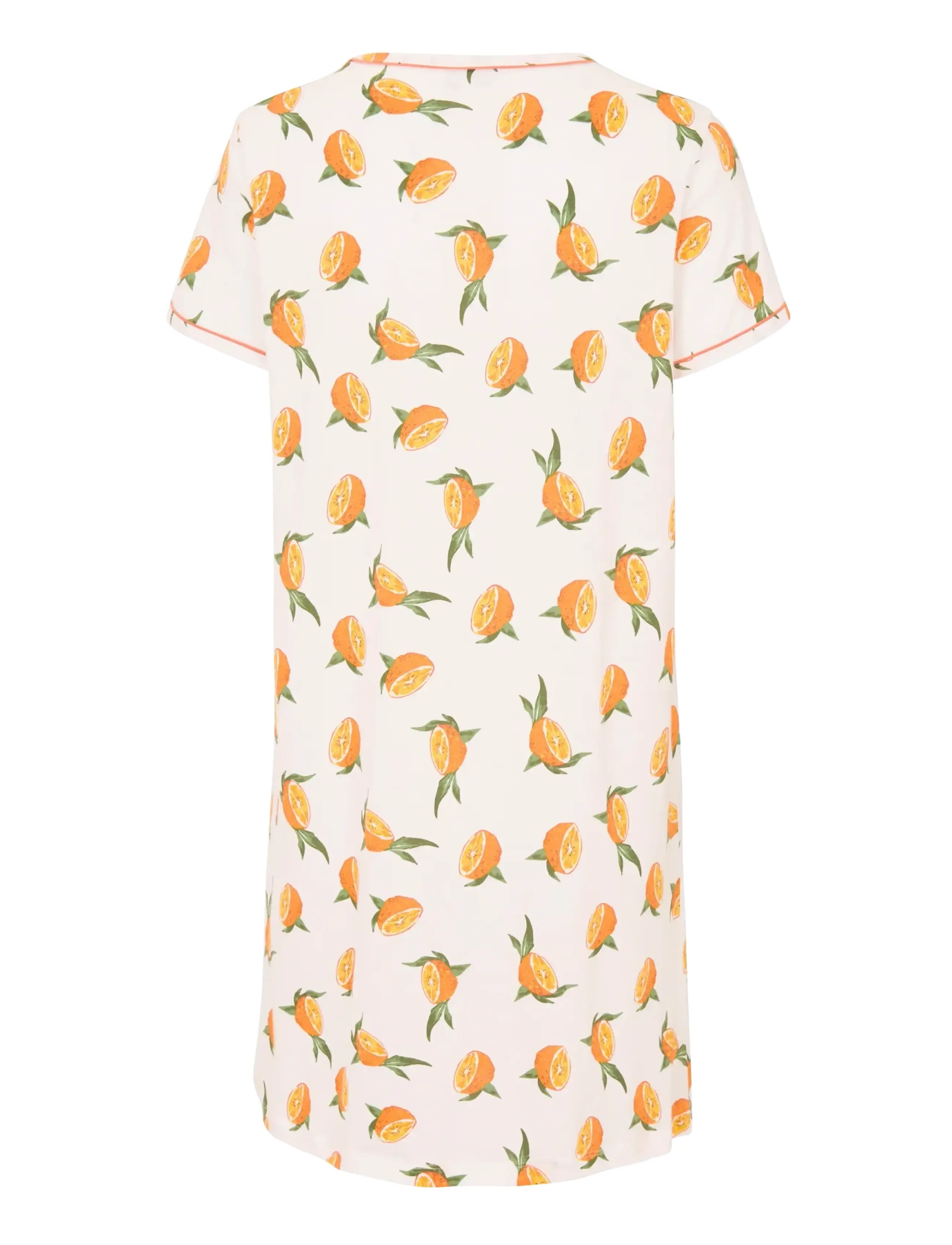 Damella of Sweden - Nightdress long sl - natkjoler - orange - 2