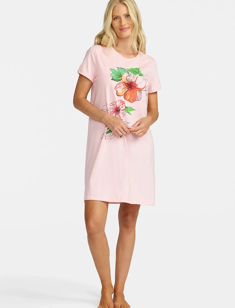 Damella of Sweden - Nightdress short sleeve - Öösärgid - pink - 0