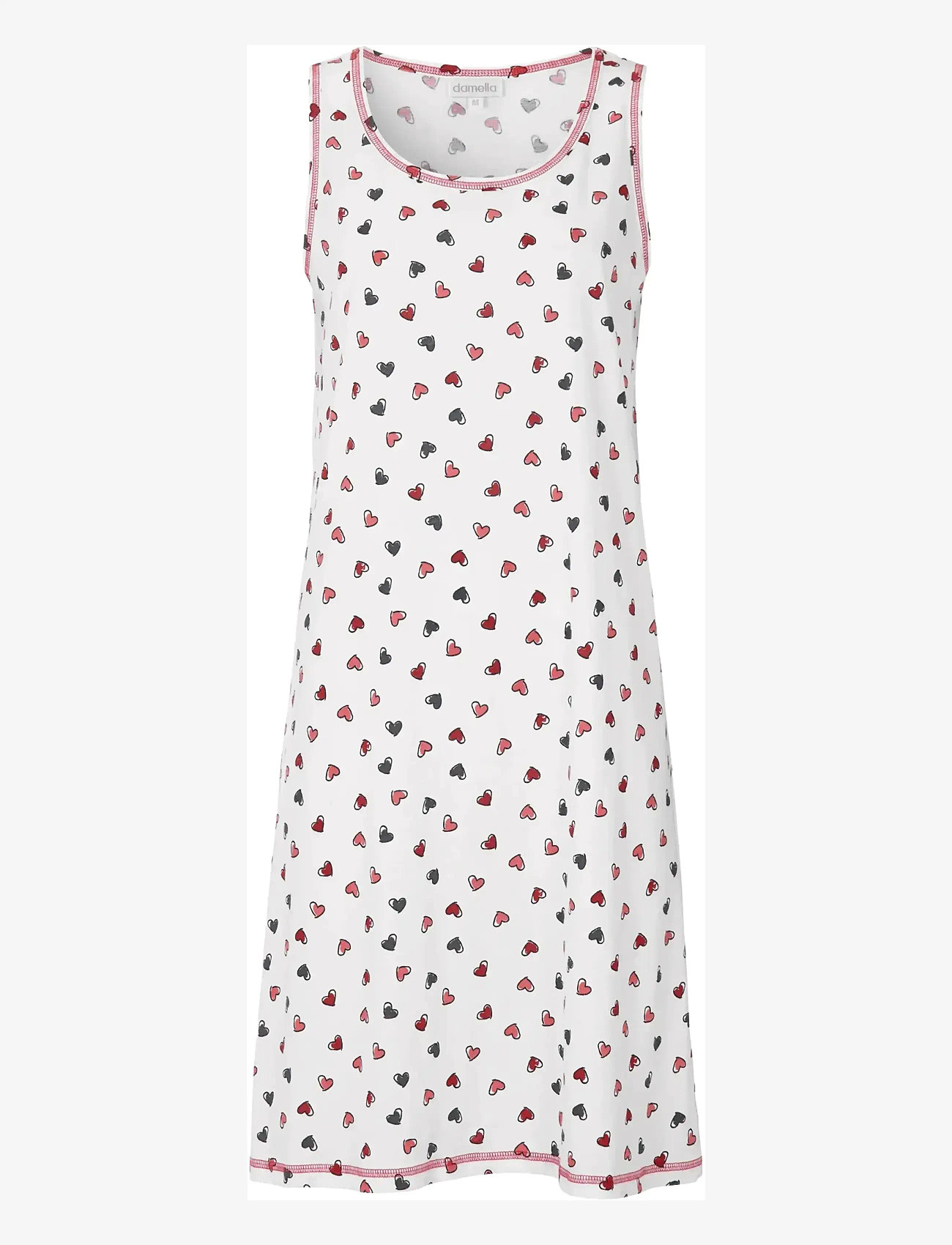 Damella of Sweden - Nightdress no sleeve - natkjoler - white - 0