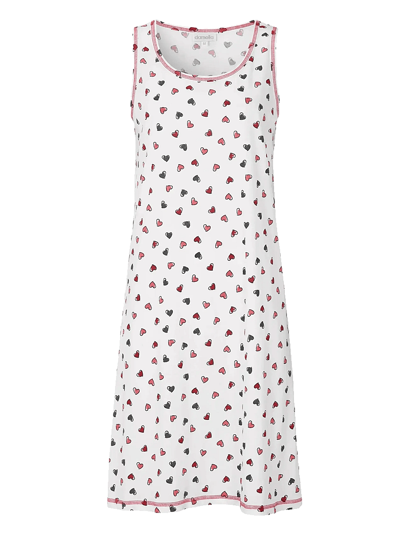 Damella of Sweden - Nightdress no sleeve - natkjoler - white - 0