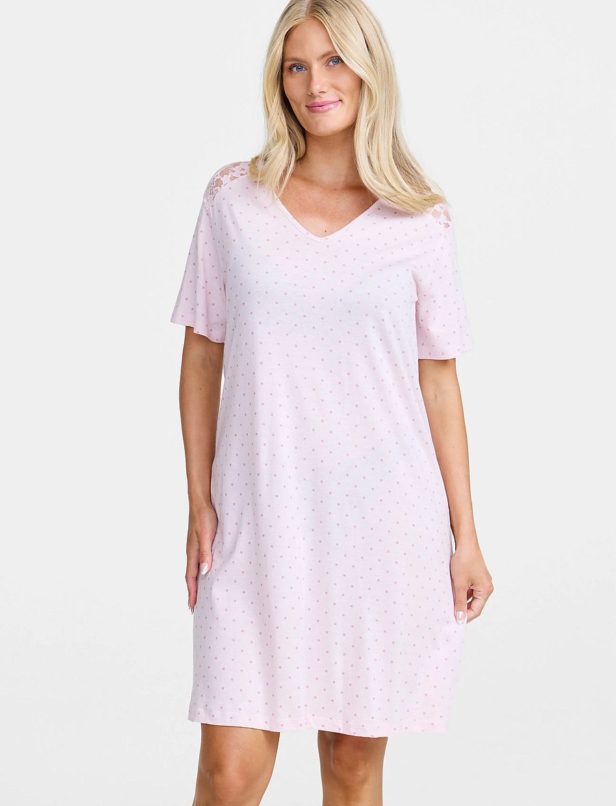 Damella of Sweden - Nightdress - natkjoler - pink - 0