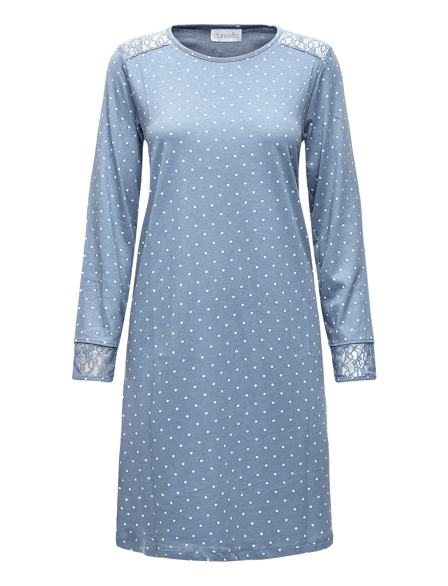 Damella of Sweden - Nightdress - nachthemden - blue - 1