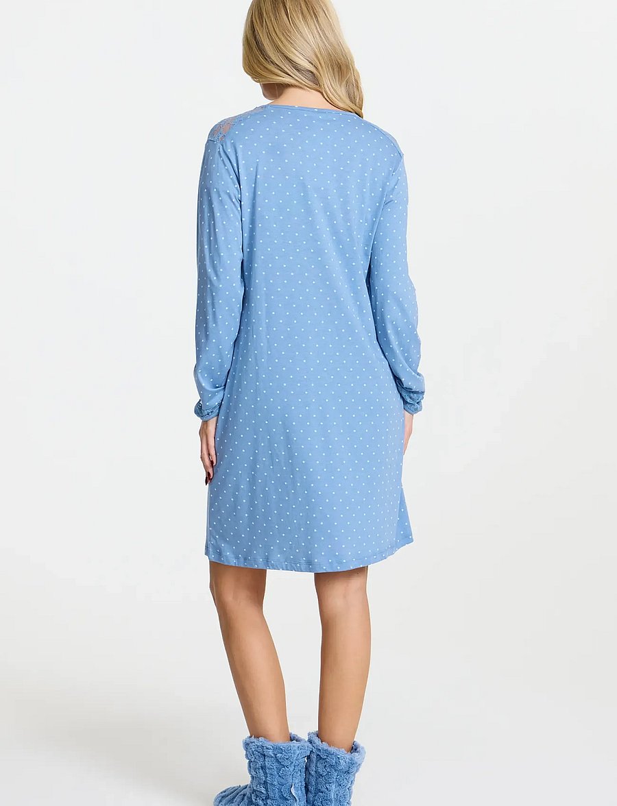 Damella of Sweden - Nightdress - nachthemden - blue - 3
