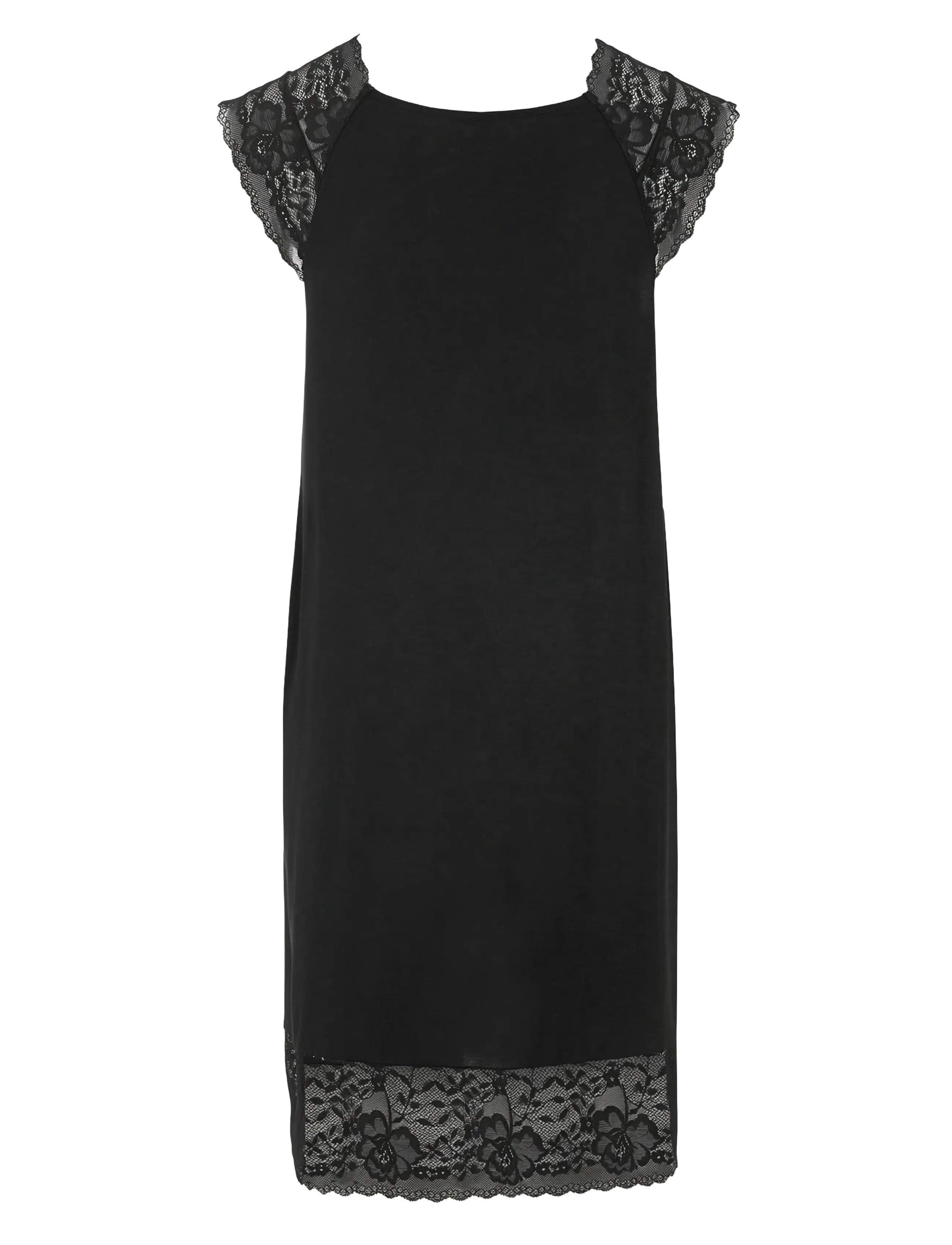 Damella of Sweden - Nightdress Emelie - nattlinnen - black - 2