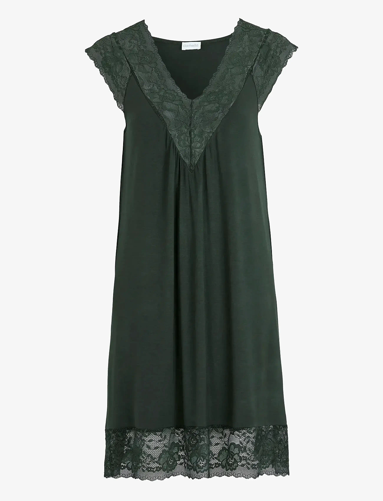 Damella of Sweden - Nightdress Emelie - nachthemden - dark olive - 1
