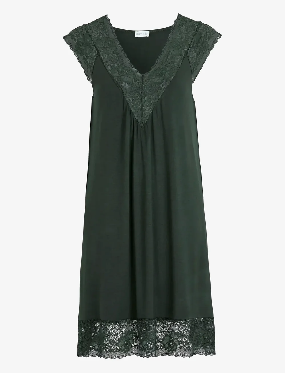 Damella of Sweden - Nightdress Emelie - nachthemden - dark olive - 1