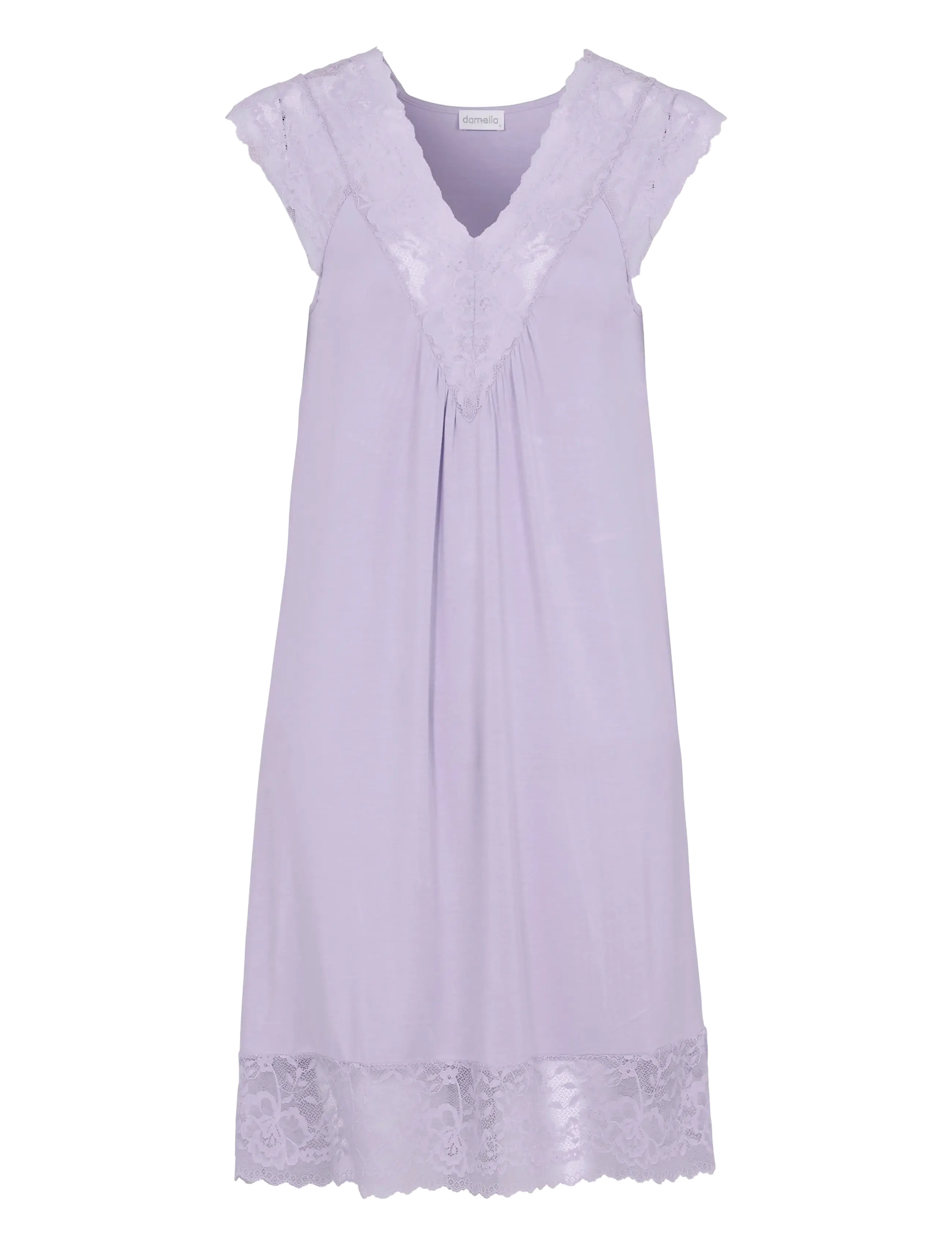 Damella of Sweden Nightdress no sleeve - Loungewear - LILAC / purple