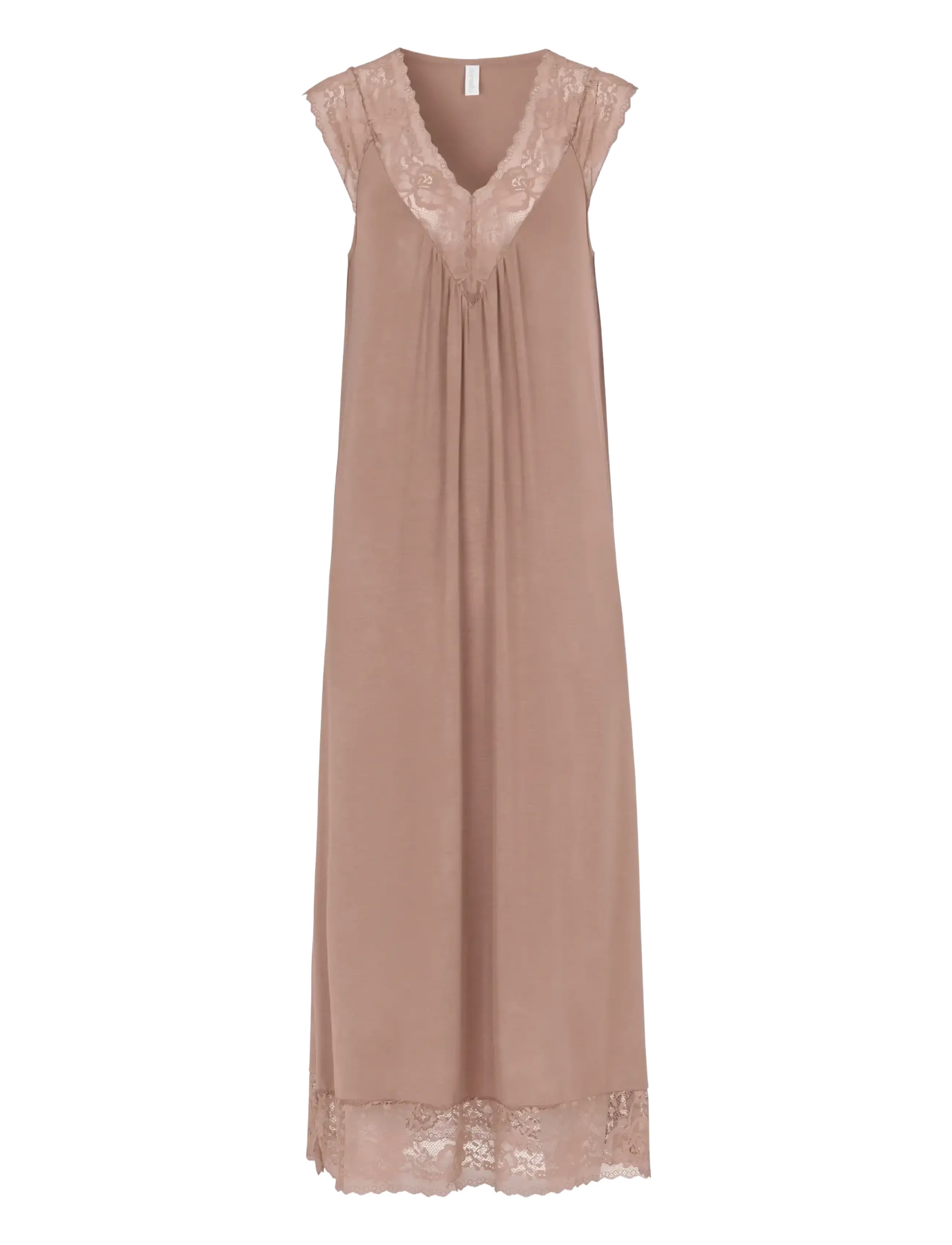 DAMELLA OF SWEDEN Nachthemd No Sleeve Beige - XL - Damen