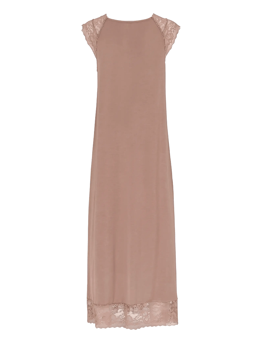 Damella of Sweden - Nightdress no sleeve - nattlinnen - capuccino - 1