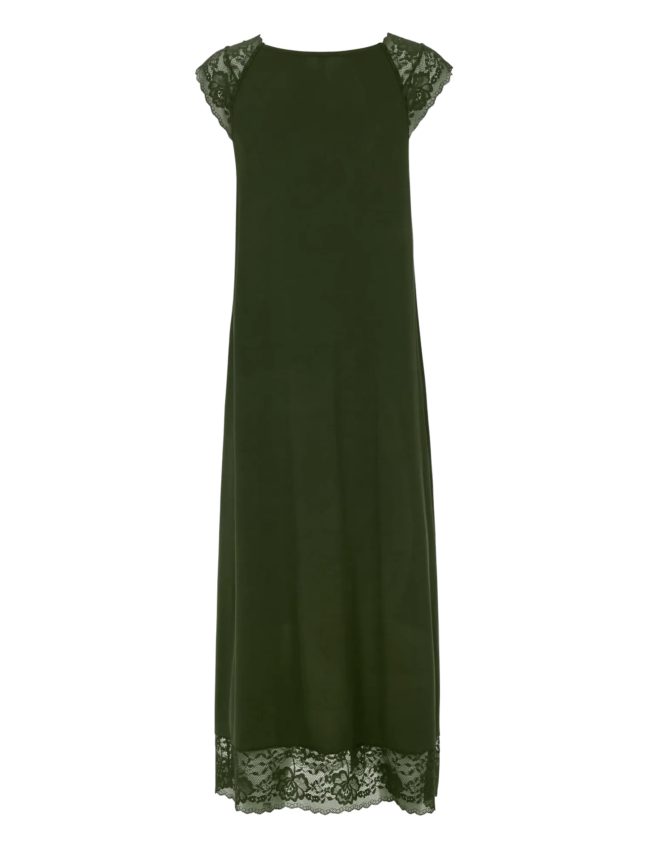 Damella of Sweden - Nightdress no sleeve - natkjoler - dark olive - 1