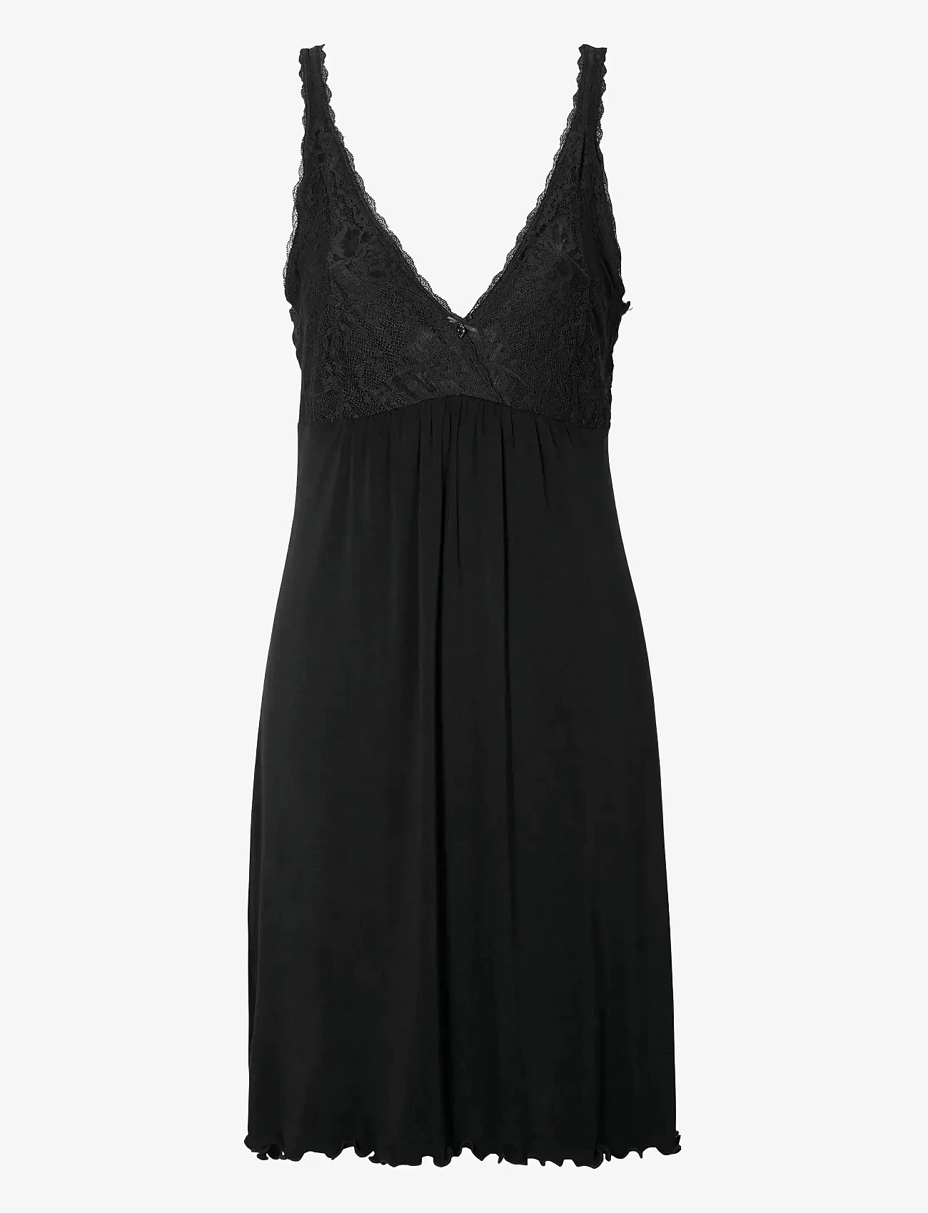 Damella of Sweden - Nightdress no sleeve - natkjoler - black - 1