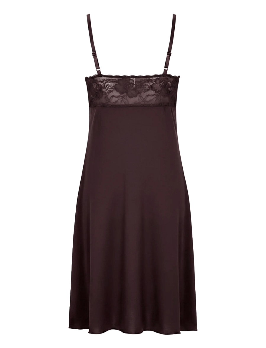 Damella of Sweden - Nightdress Louise - nachthemden - chocolate - 2