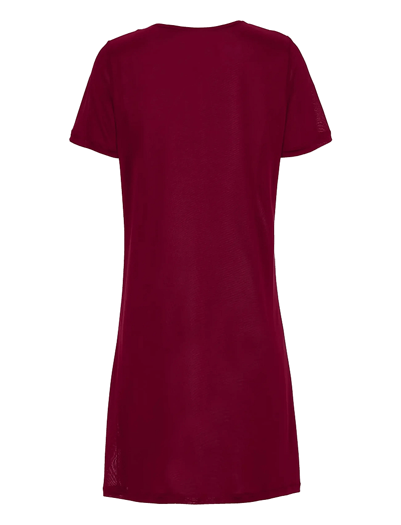 Damella of Sweden - Silk Nightdress - nattlinnen - bordeaux - 1