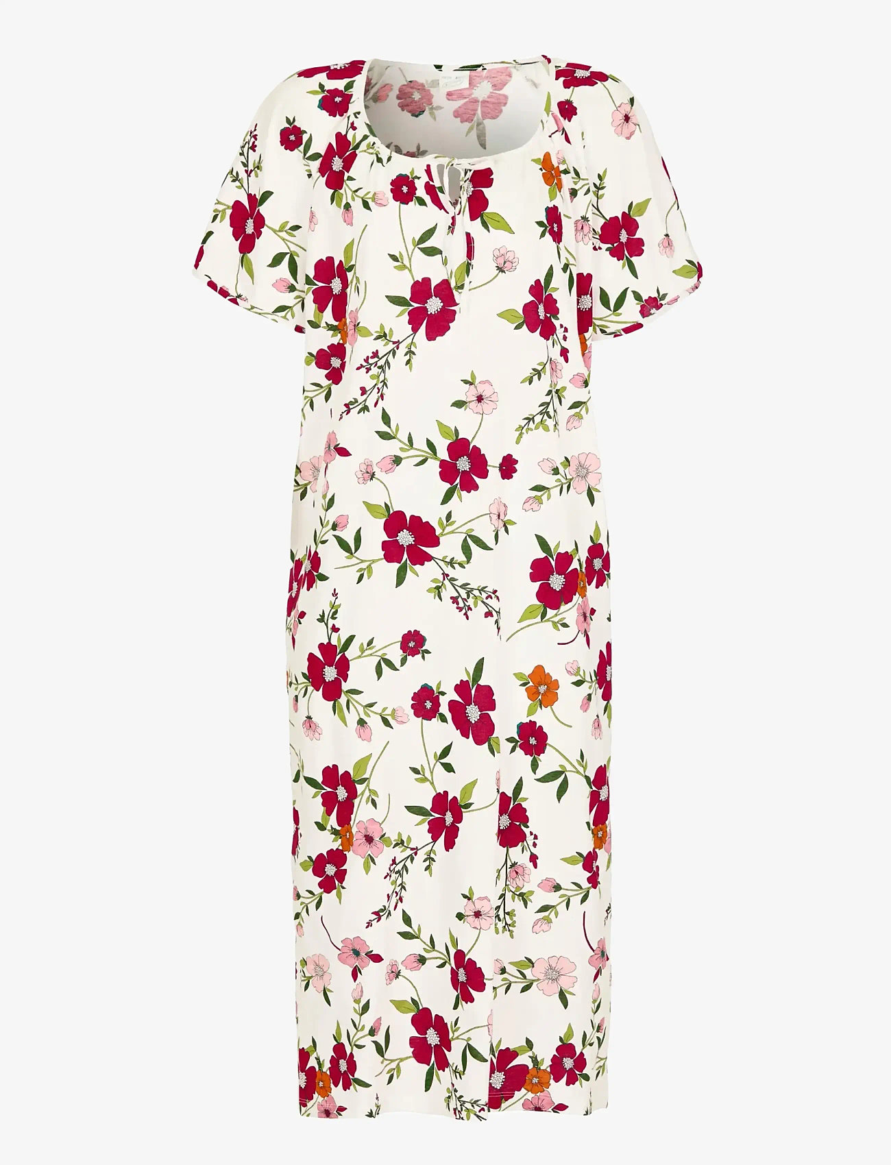 Damella of Sweden - Nightdress with short sleeves - nightdresses - flower - 0