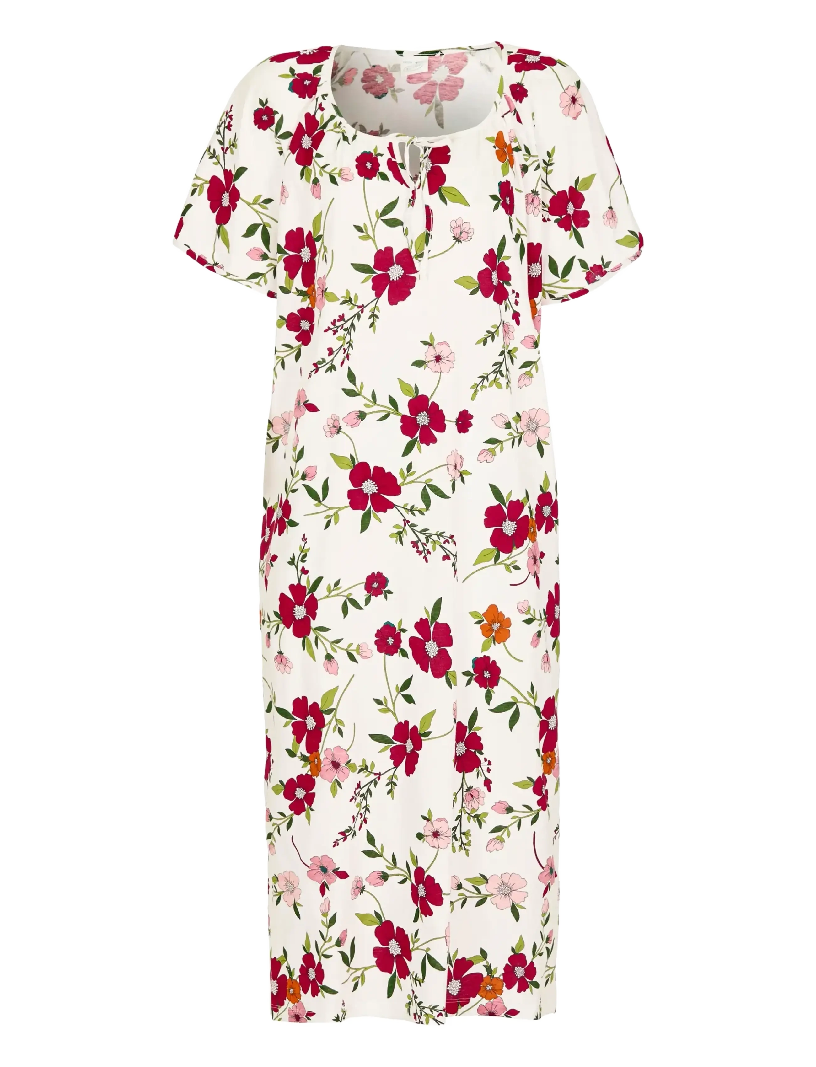 Damella of Sweden Nightdress with short sleeves - Underkläder - FLOWER / multi