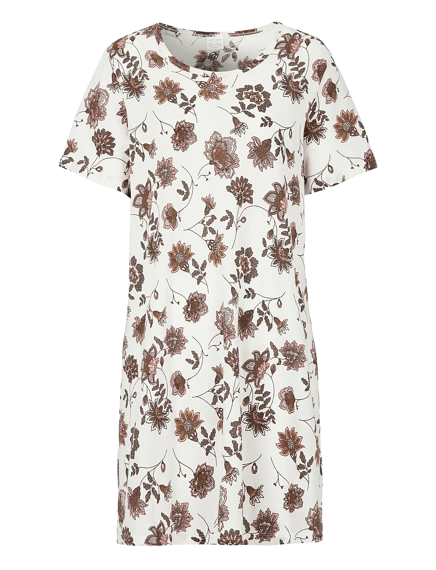 Damella of Sweden - Nightdress with short sleeves - soft pink - 0