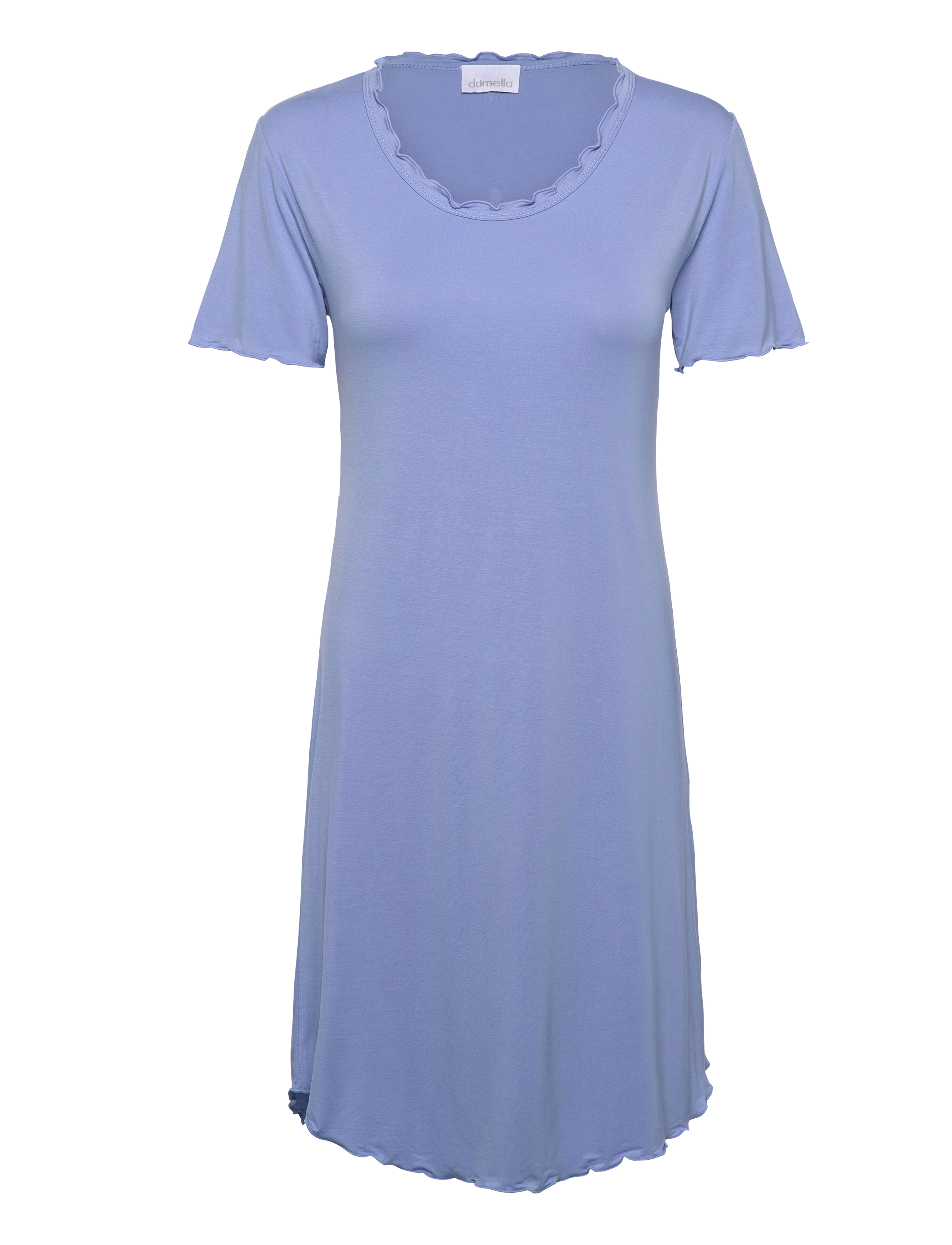 Damella of Sweden - Nightdress short sleeve Josefine - laveste priser - blue - 1
