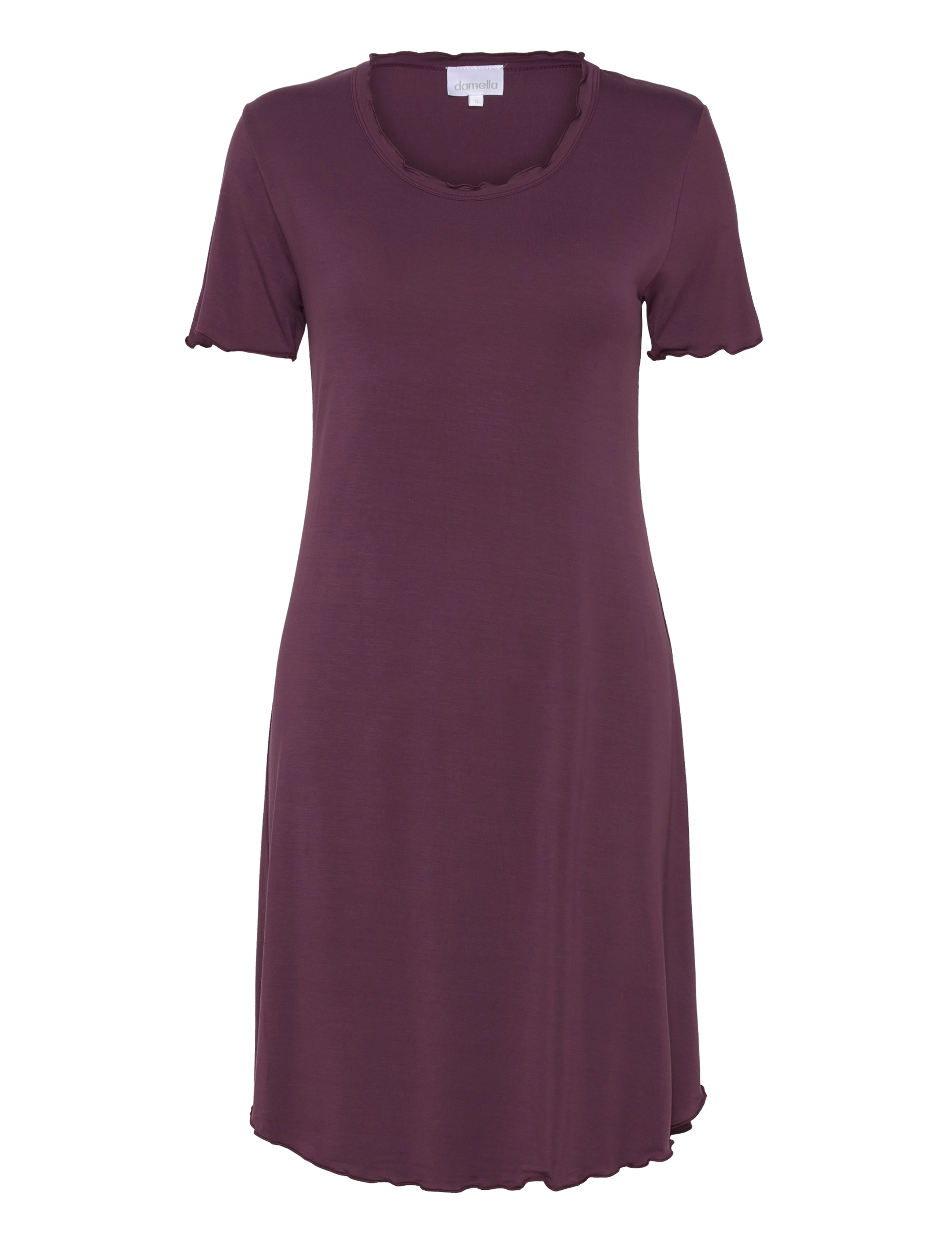 Nightdress Josefine - DARK PLUM