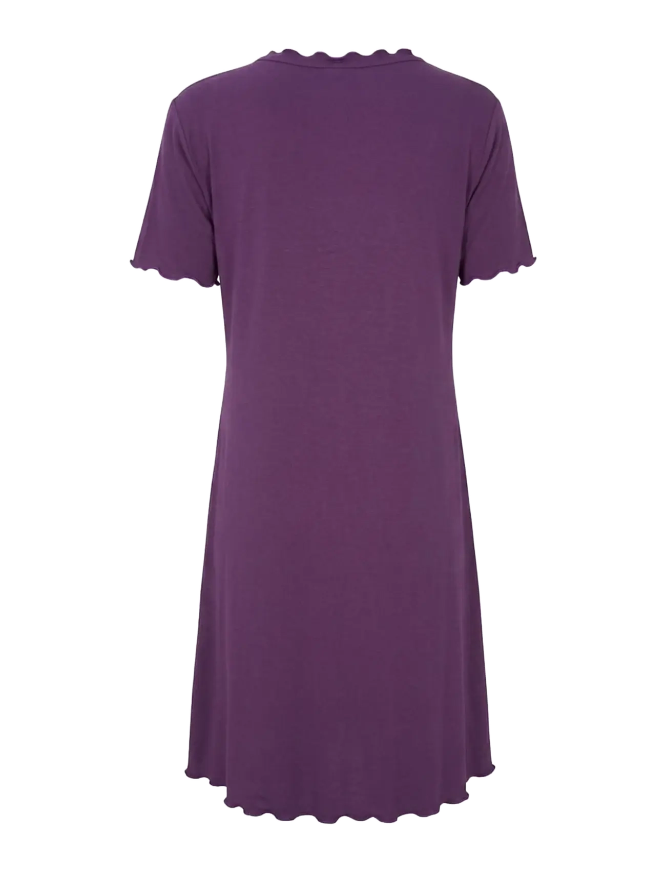 Damella of Sweden - Nightdress short sleeve Josefine - natkjoler - plum - 2