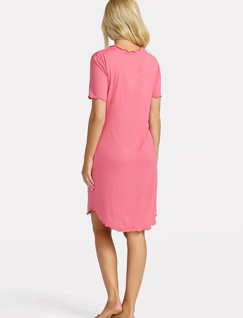 Damella of Sweden - Nightdress Josefine - nattlinnen - raspberry - 3
