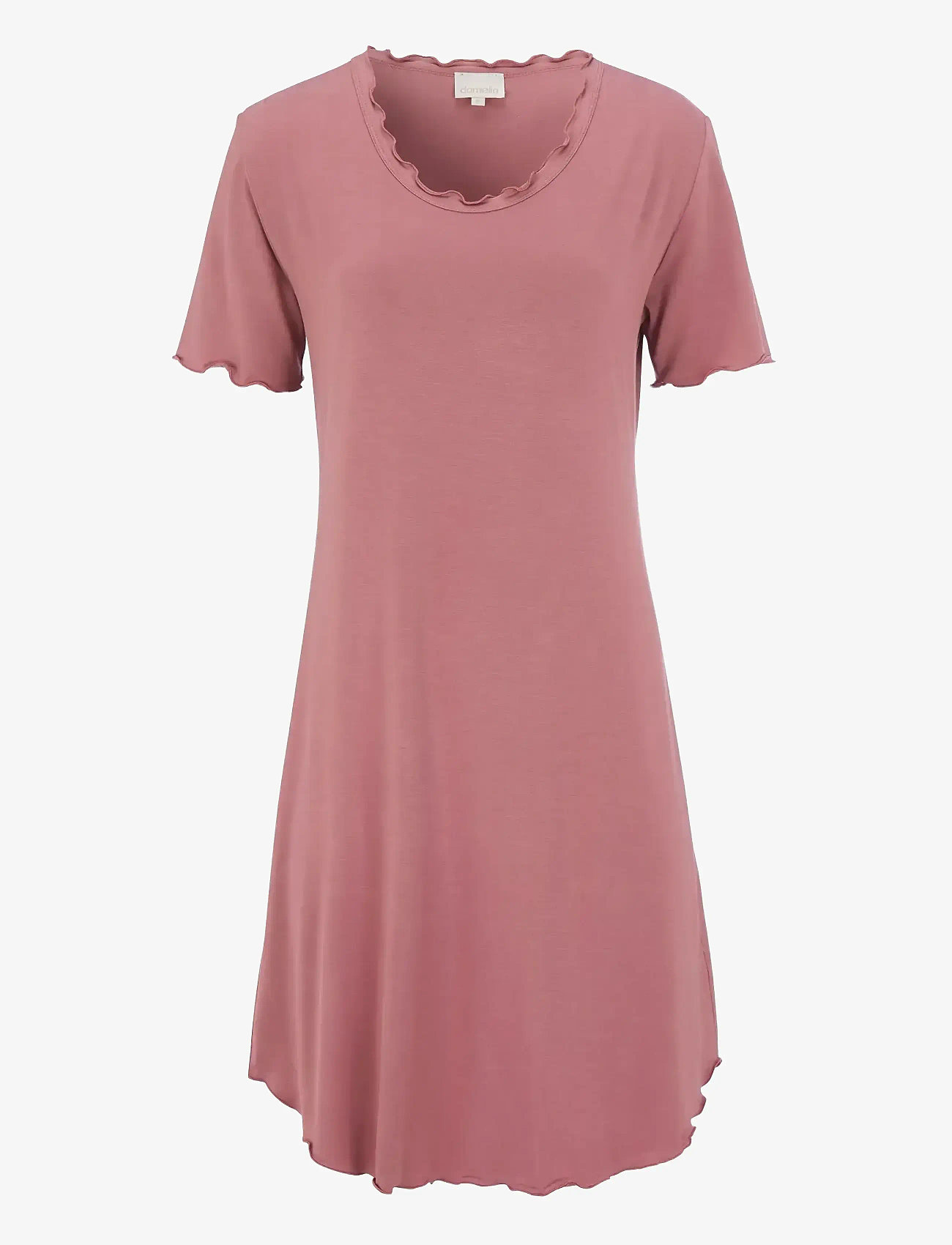 Damella of Sweden - Nightdress Josefine - nattlinnen - rosewood - 1