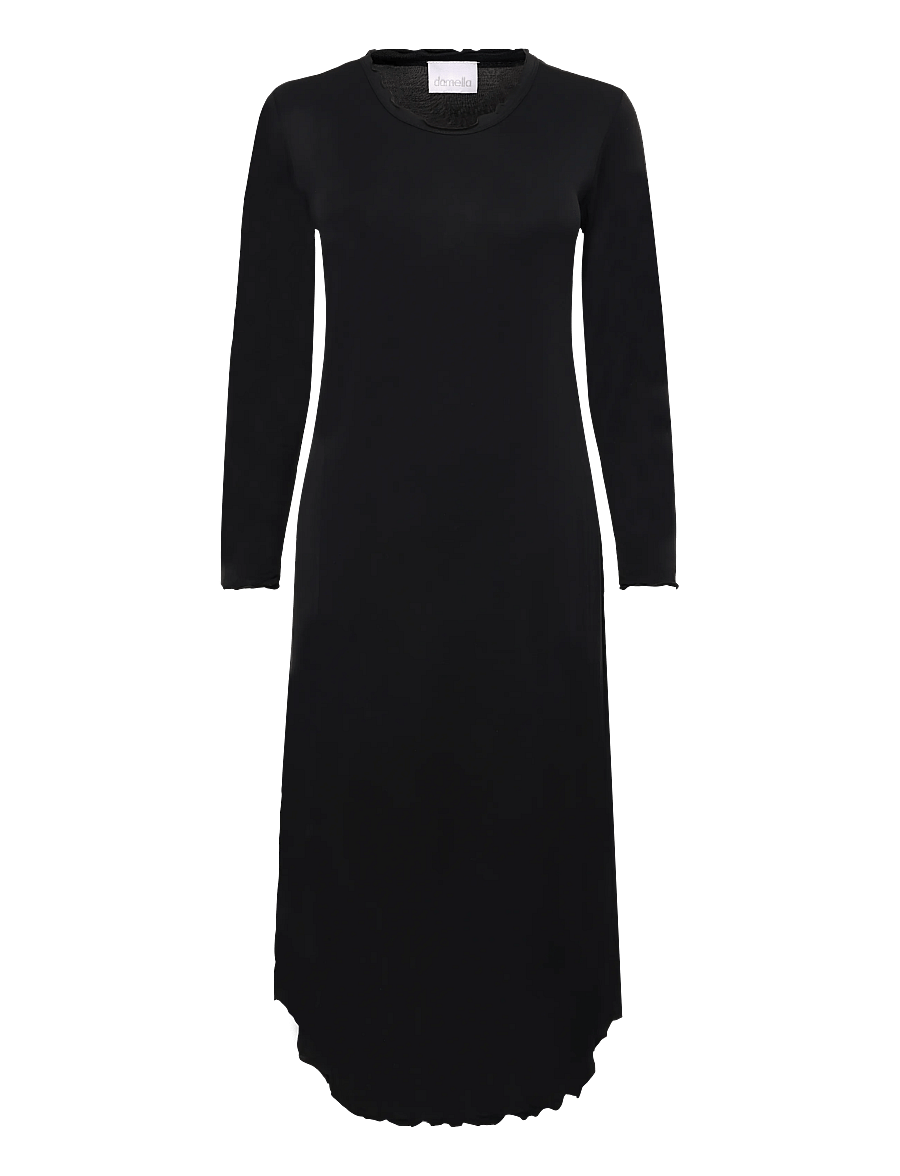 Damella of Sweden - Nightdress Amelia - nachthemden - black - 1
