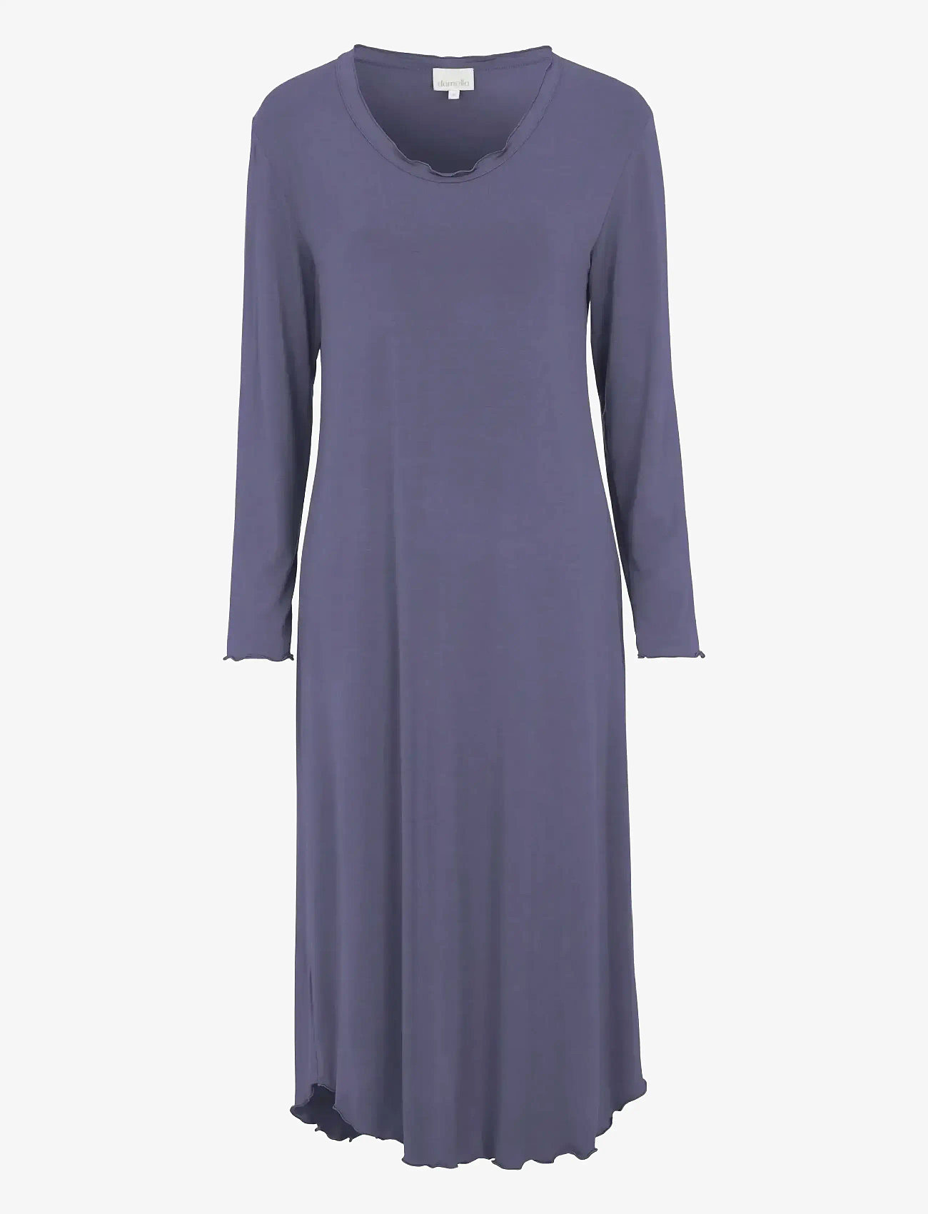 Damella of Sweden - Nightdress long sleeve - blueberry - 1