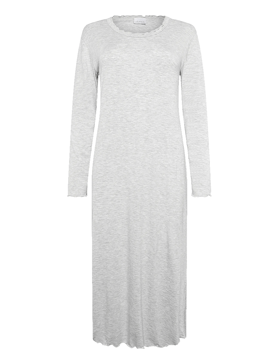 Damella of Sweden - Nightdress Amelia - nachthemden - grey melange - 1
