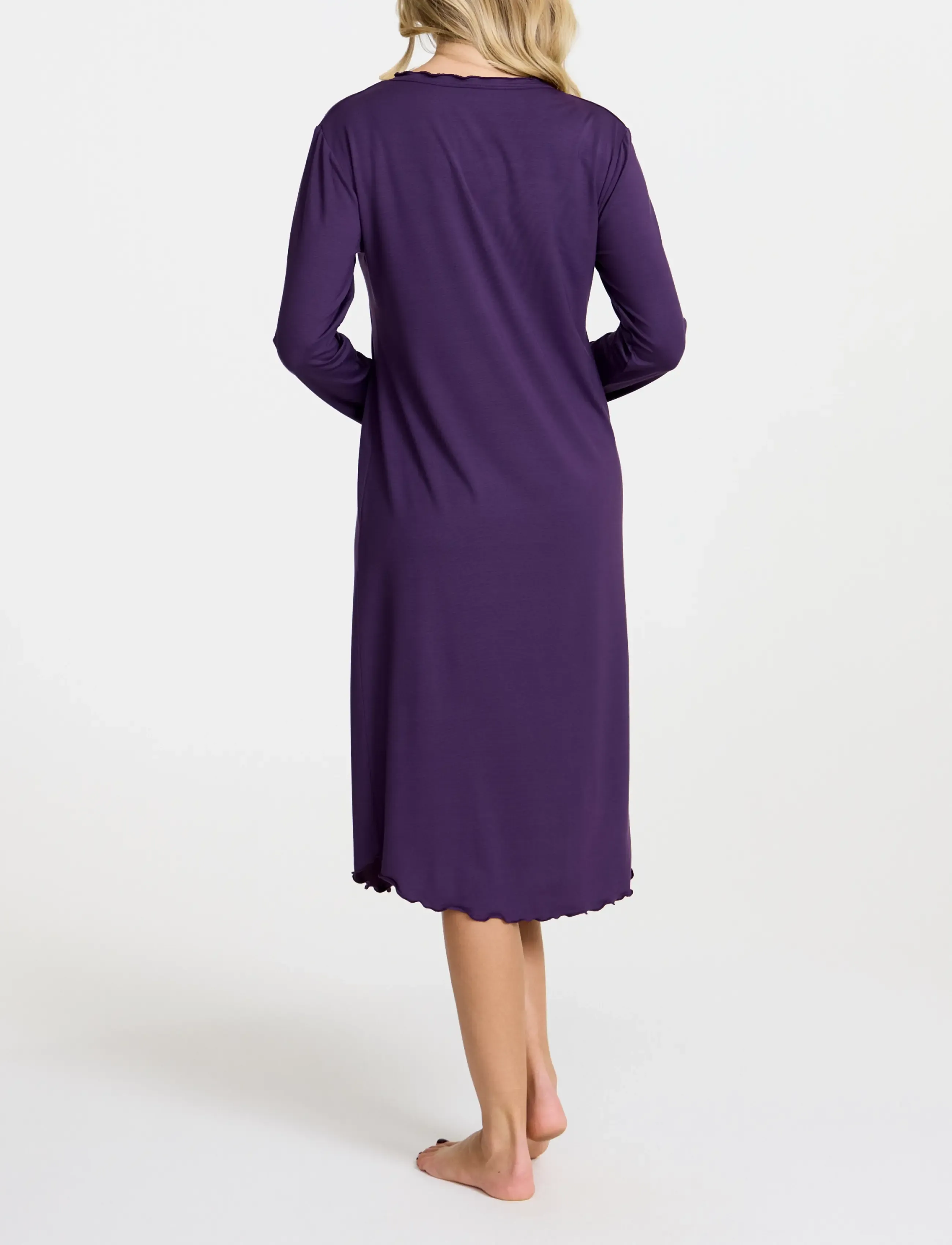 Damella of Sweden - Nightdress Amelia - geburtstagsgeschenke - plum - 3