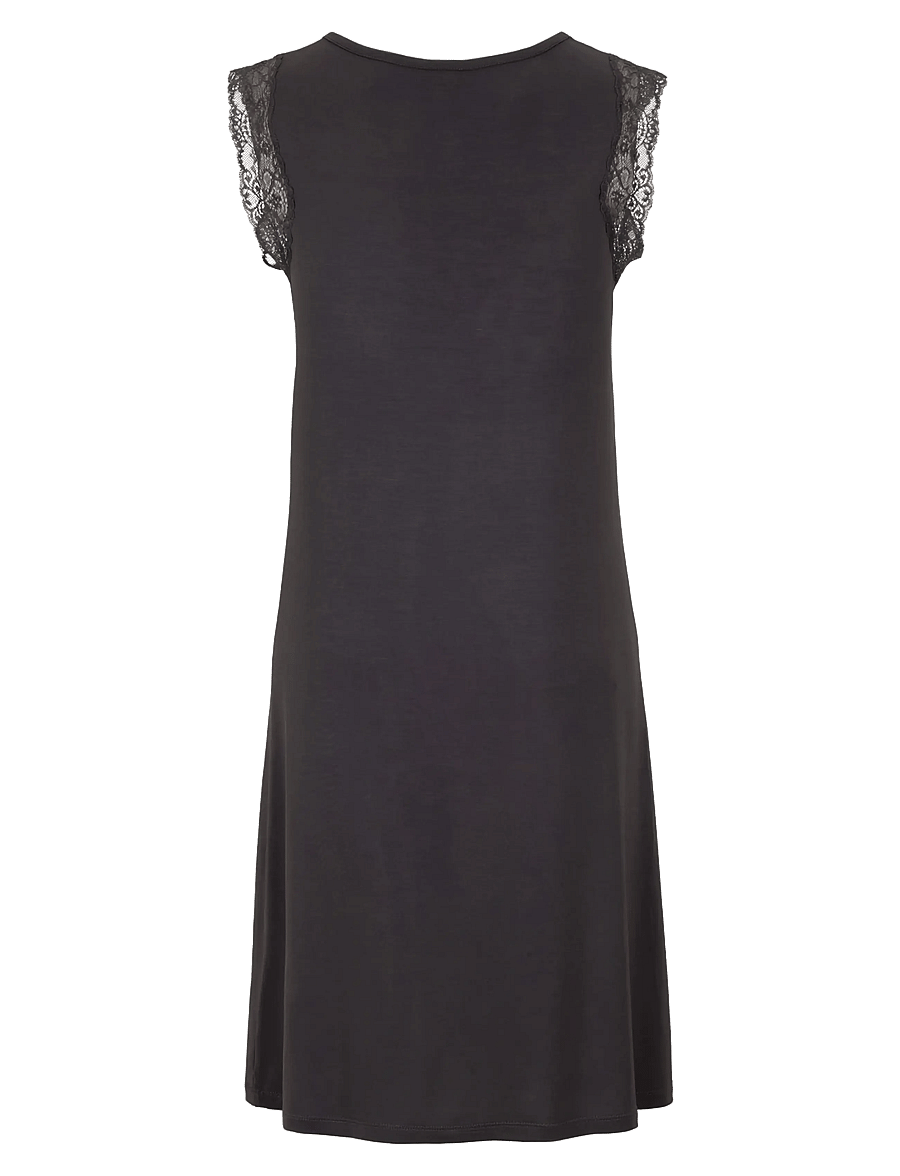 Damella of Sweden - Nightdress - natkjoler - black - 2