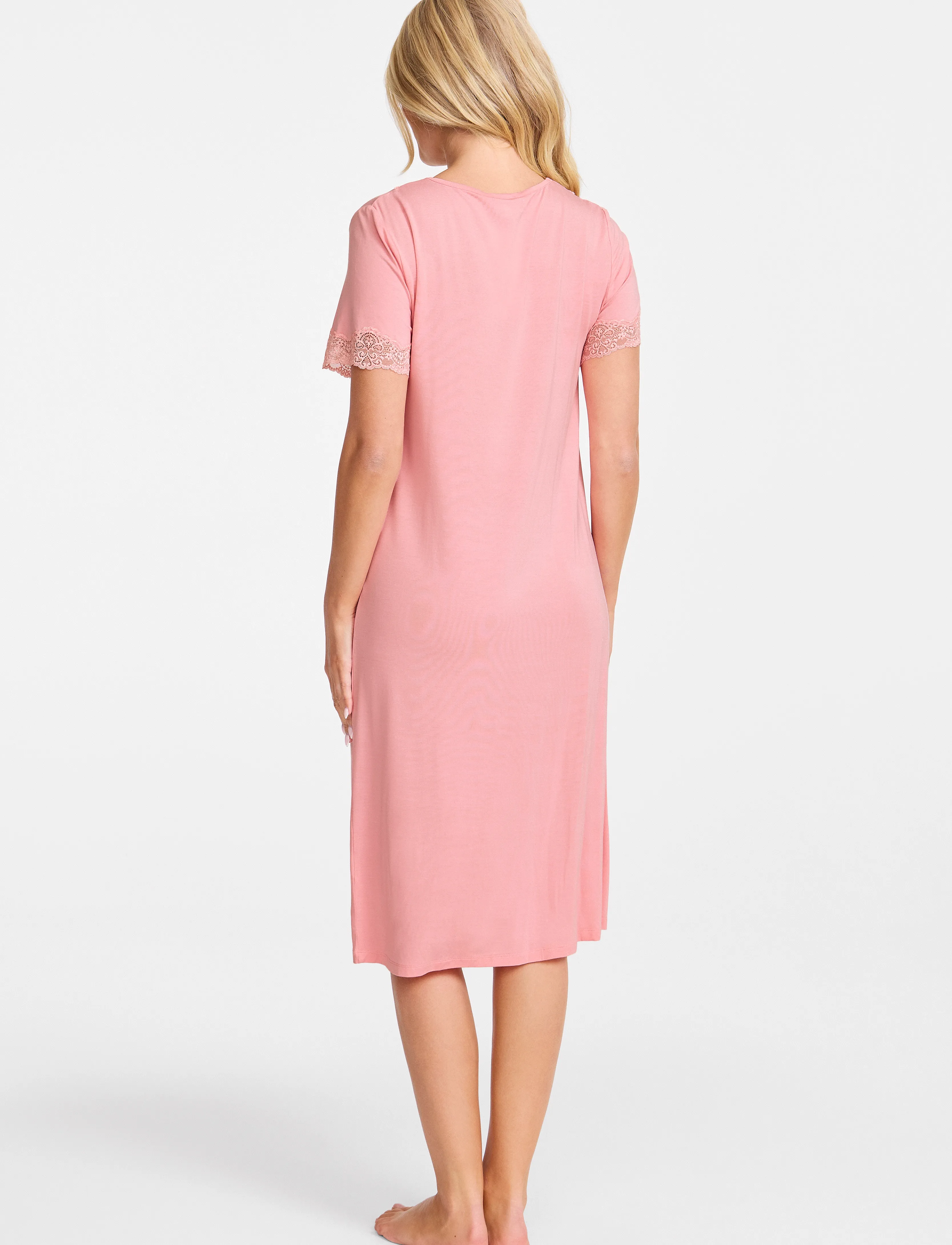 Damella of Sweden - Nightdress - fødselsdagsgaver - coral pink - 3