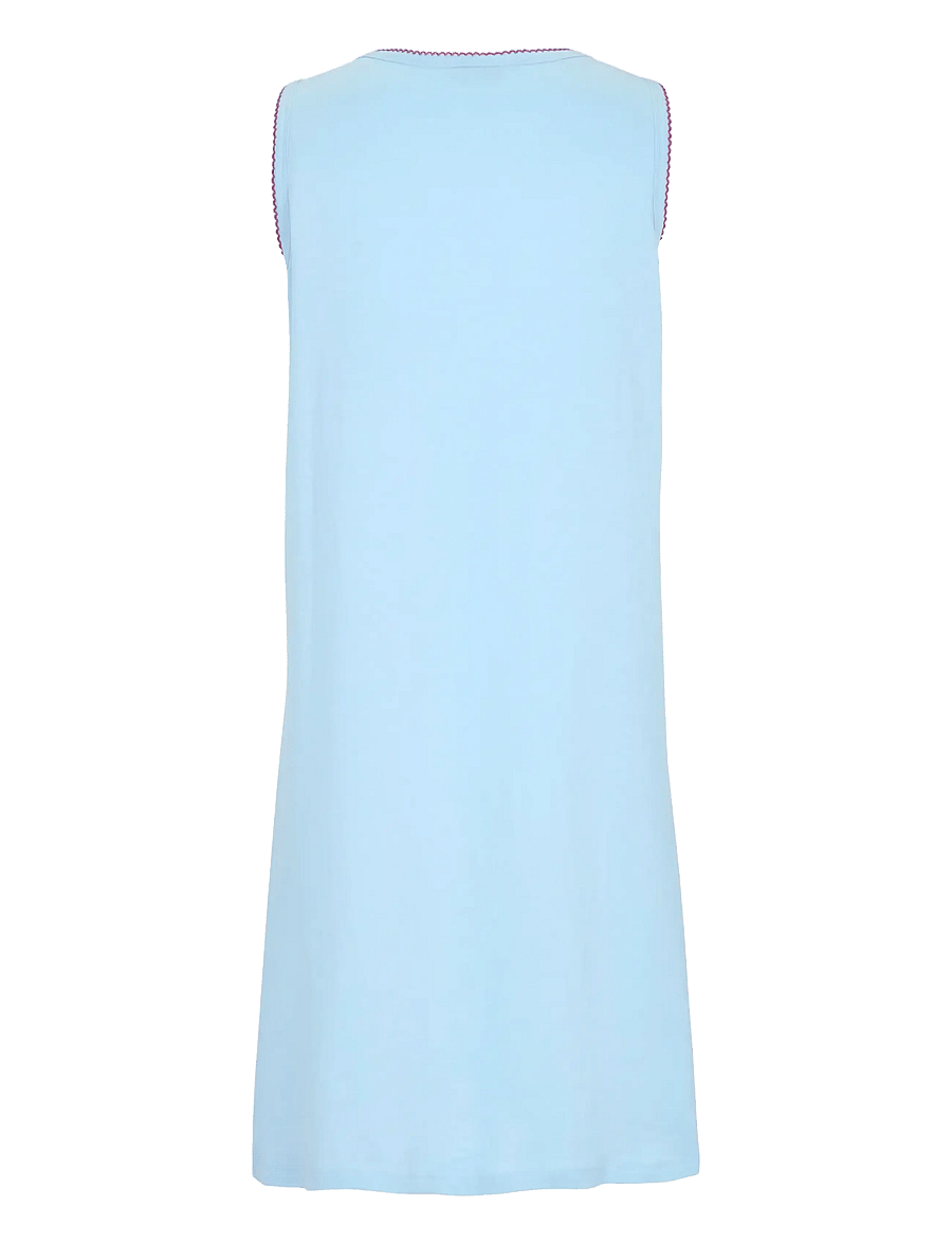 Damella of Sweden - Sleevelesss Nightdress - nachthemden - blue - 1